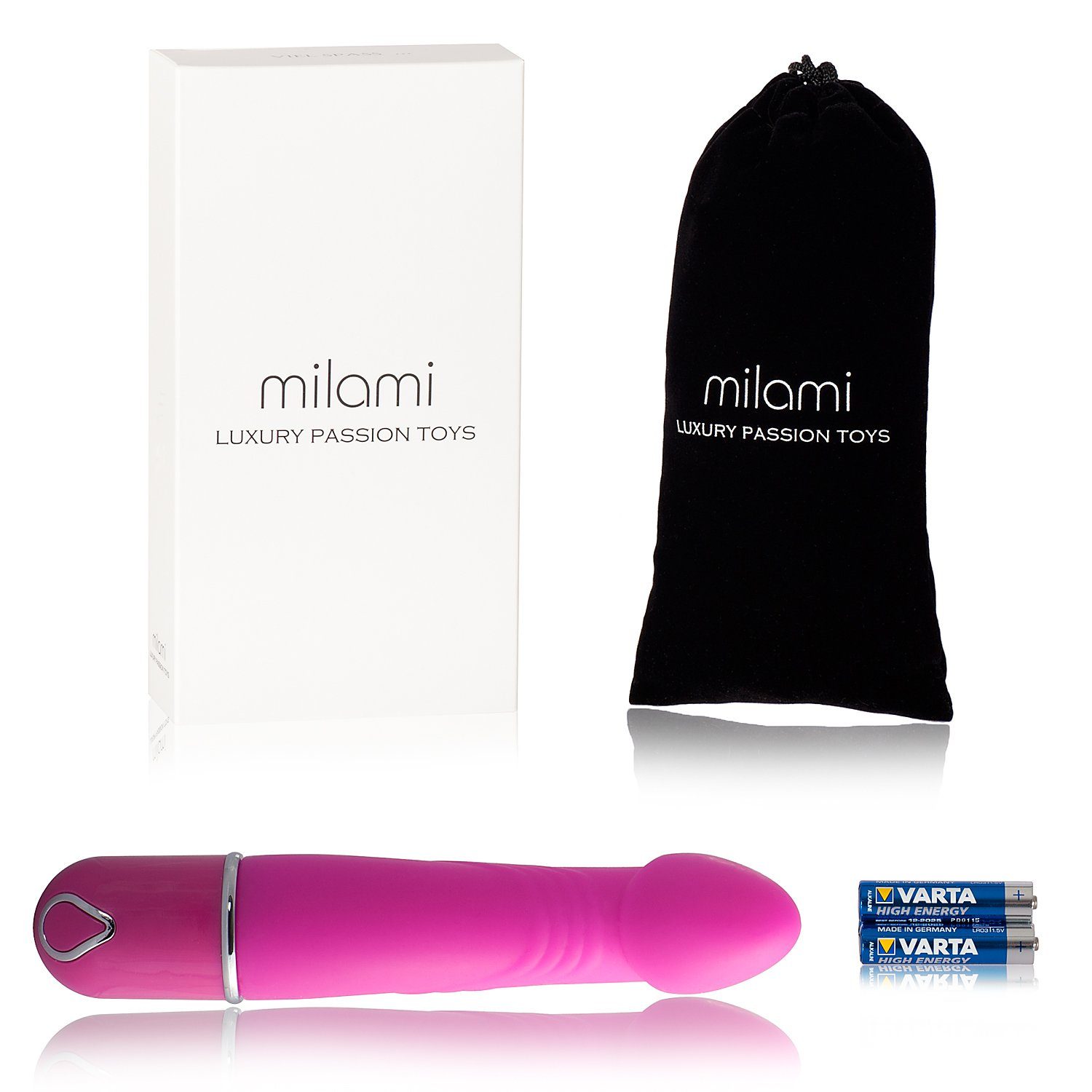 Sextoy G-Punkt-Vibrator Vibrator milami aus Soft-Silikon pink G-Punkt