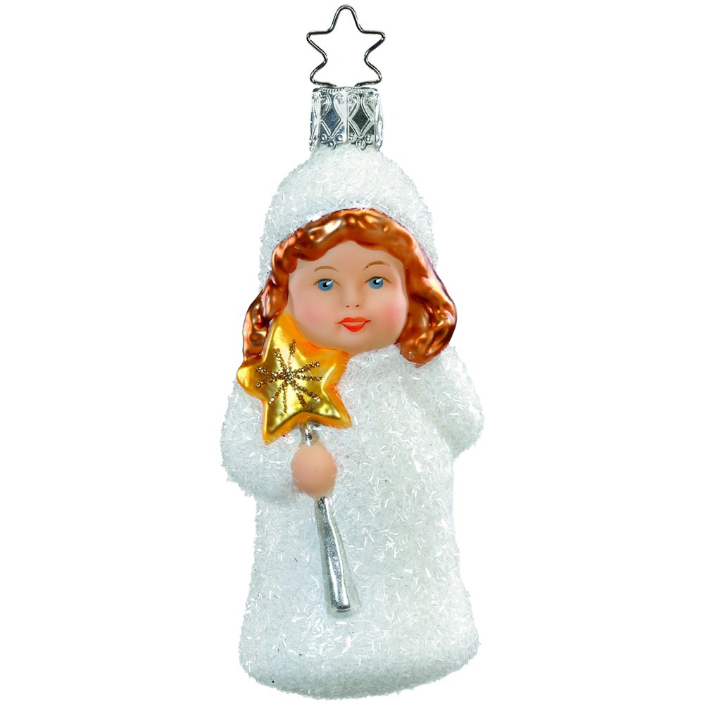 INGE-GLAS® Christbaumschmuck Schneekind, Sternsinger (1-tlg), mundgeblasen, handbemalt