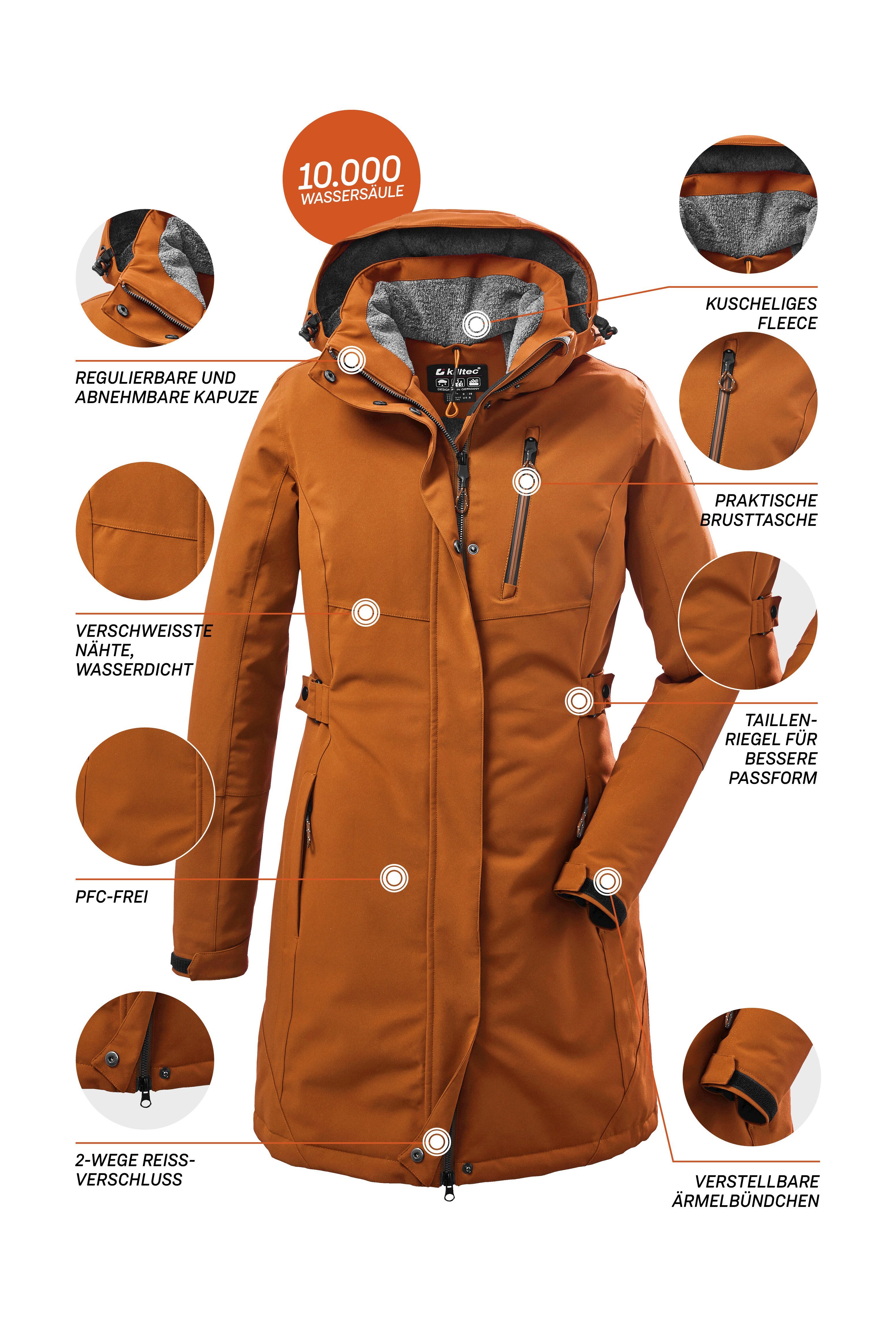 PRK WMN curry 165 Parka KOW Killtec