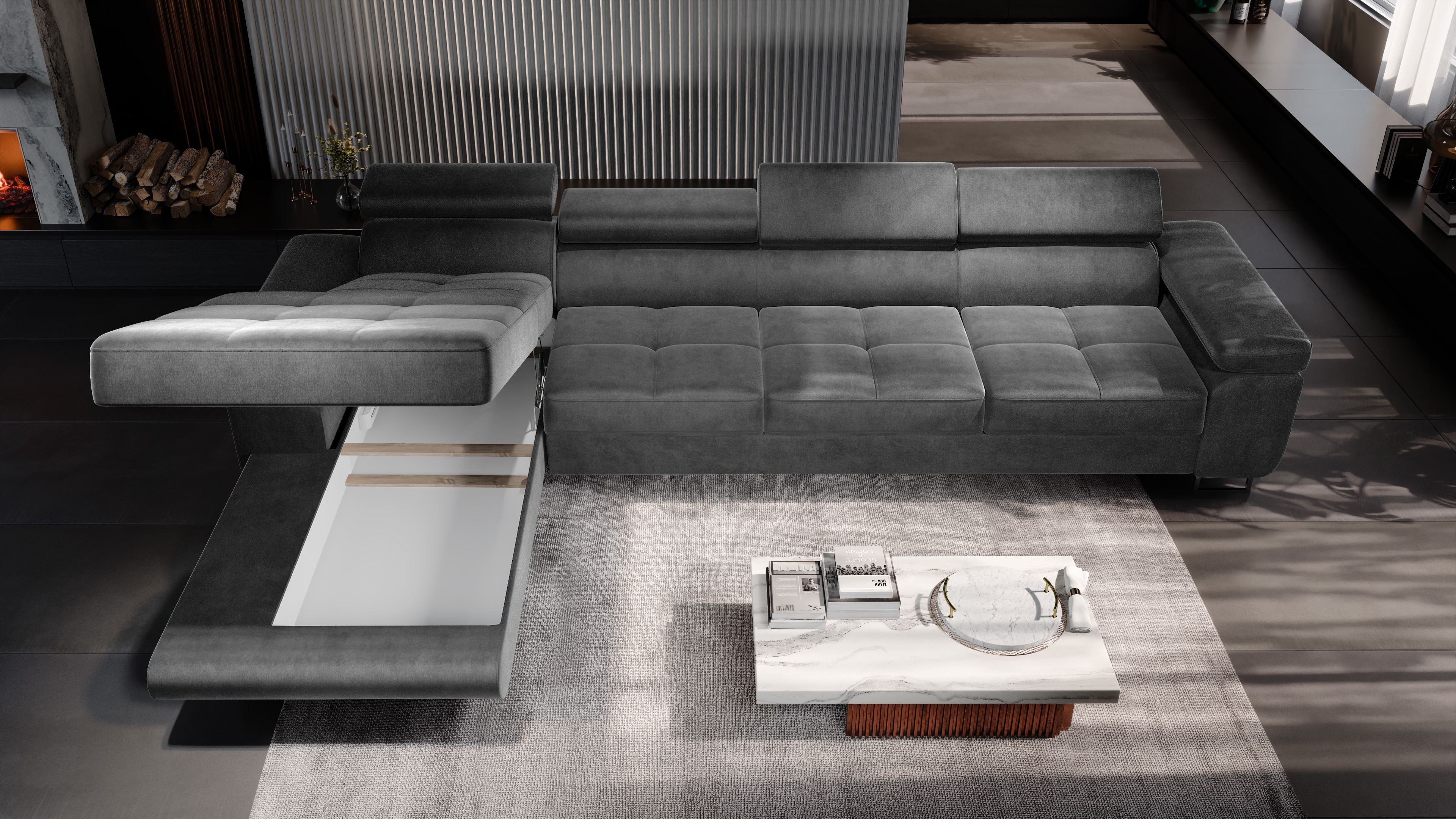 NEXT COLLECTION Ecksofa Alonzo Maxi, Verstellbare günstig online kaufen