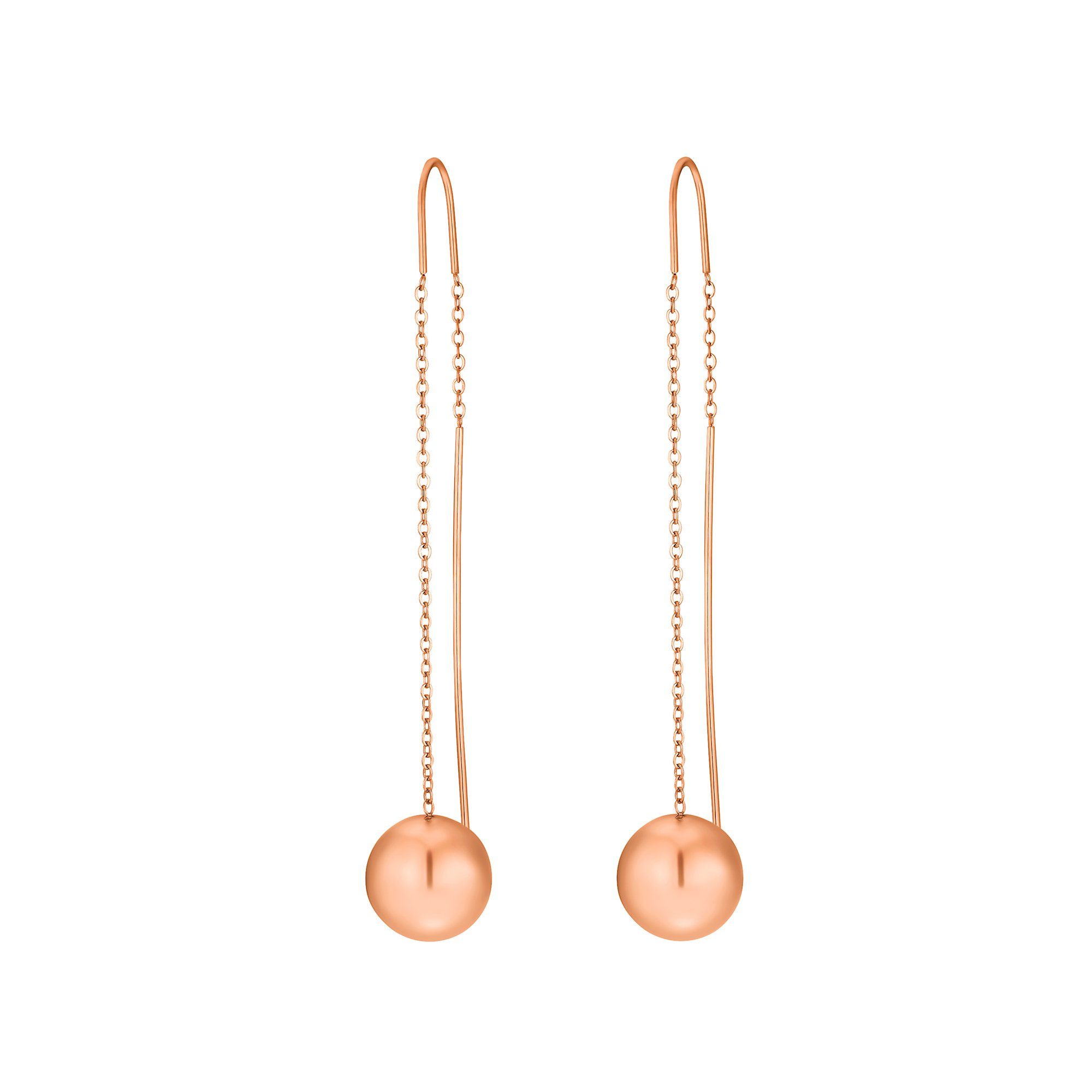 Heideman Paar Ohrstecker Riana goldfarben (Ohrringe, inkl. Geschenkverpackung), Ohrring für Frauen rosegoldfarben