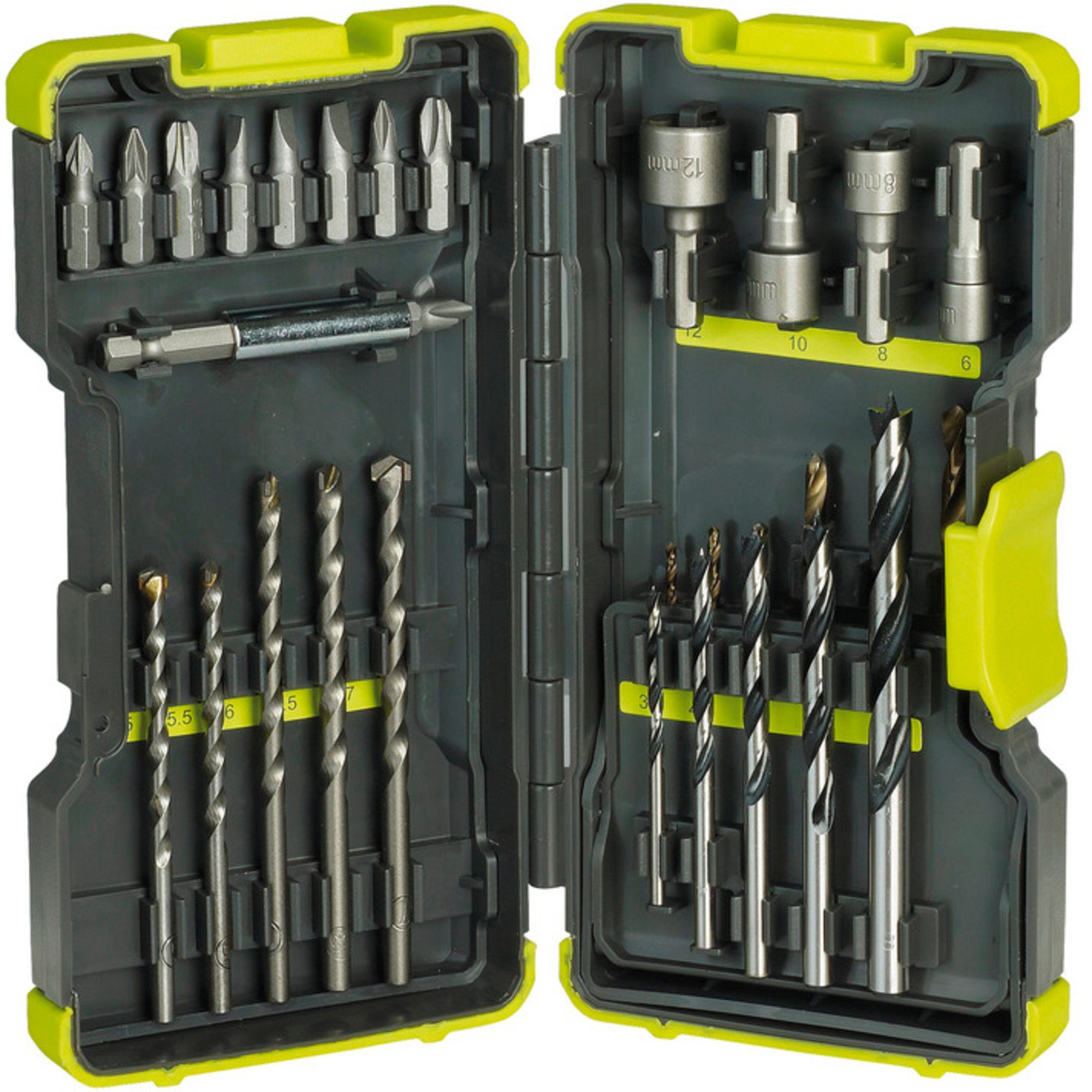 Ryobi Multitool Bit- und Bohrerbox RAK30MIX, 30-teilig