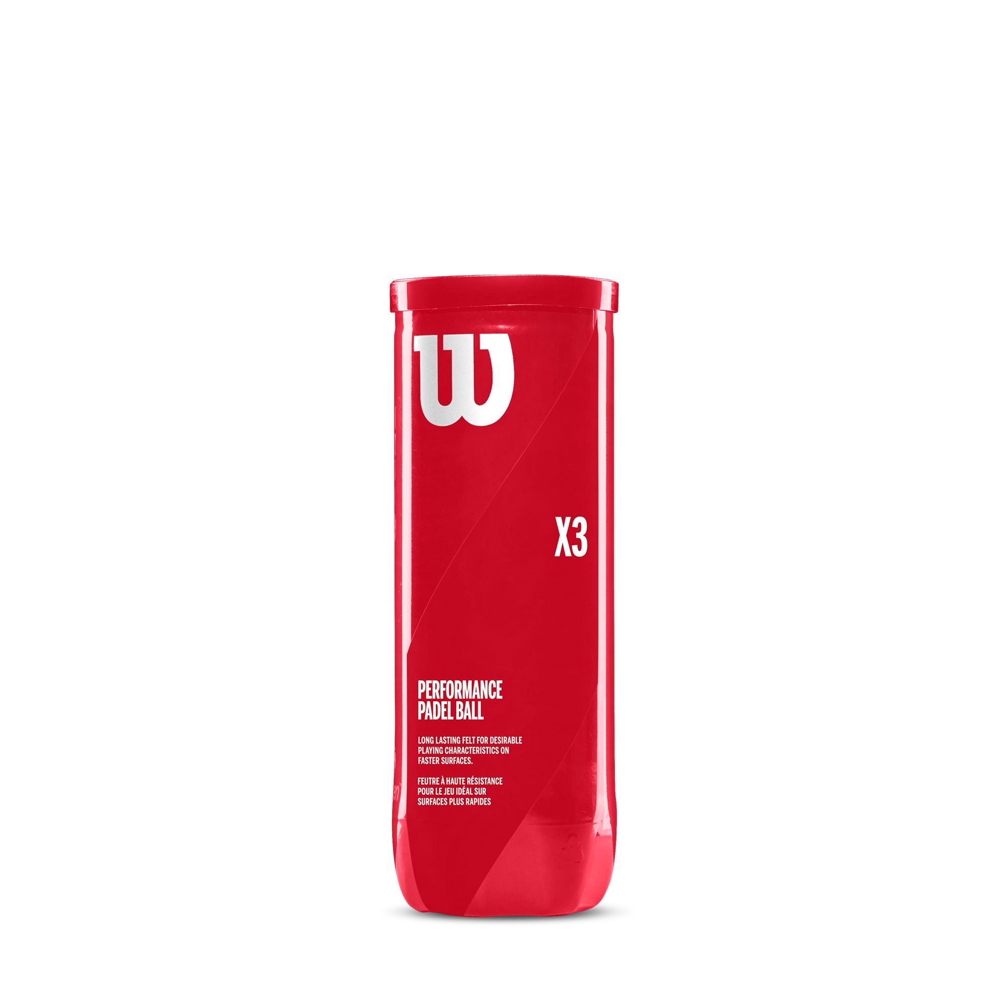 Wilson Tennisball PADEL X3 BALL Yellow/
