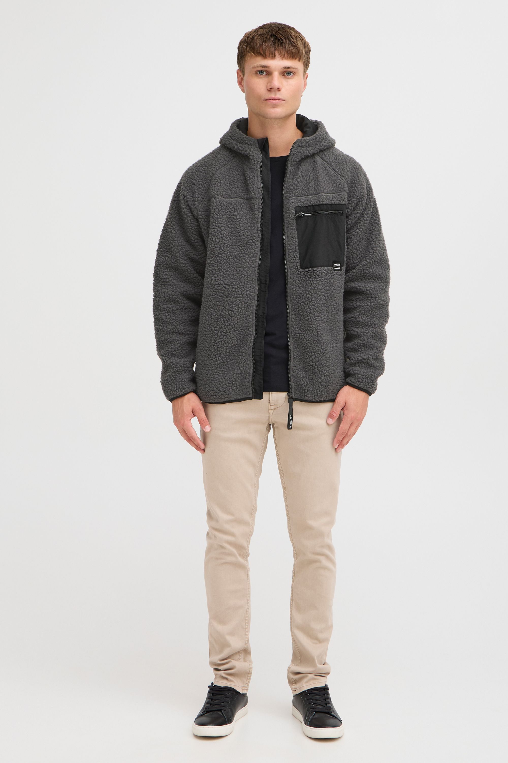 11 Project Fellimitatjacke SDHPRROMENEO Modische Teddyjacke mit Kapuze günstig online kaufen