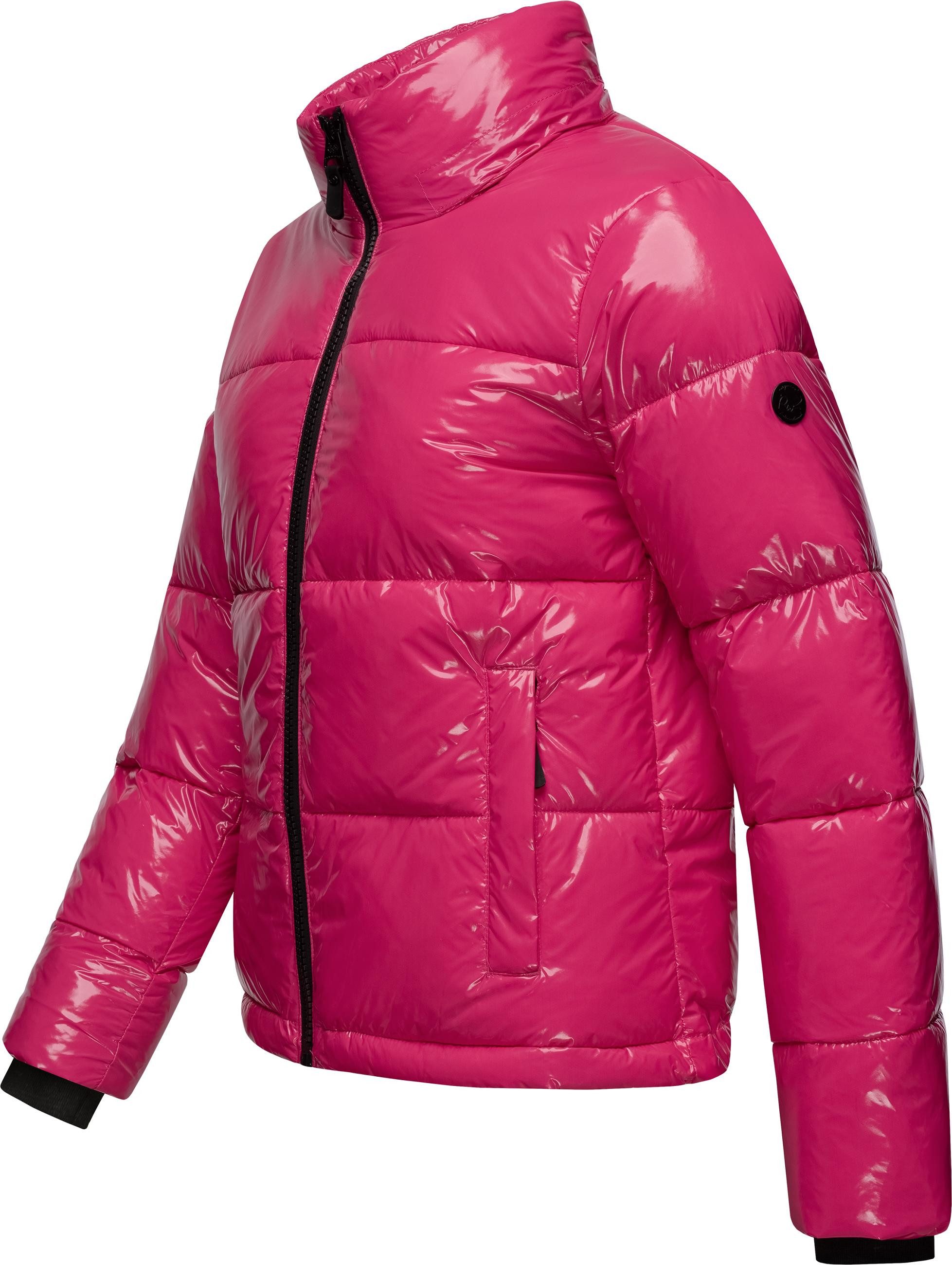 Ragwear Steppjacke Roobie super stylische, gänzende Damen Winterjacke