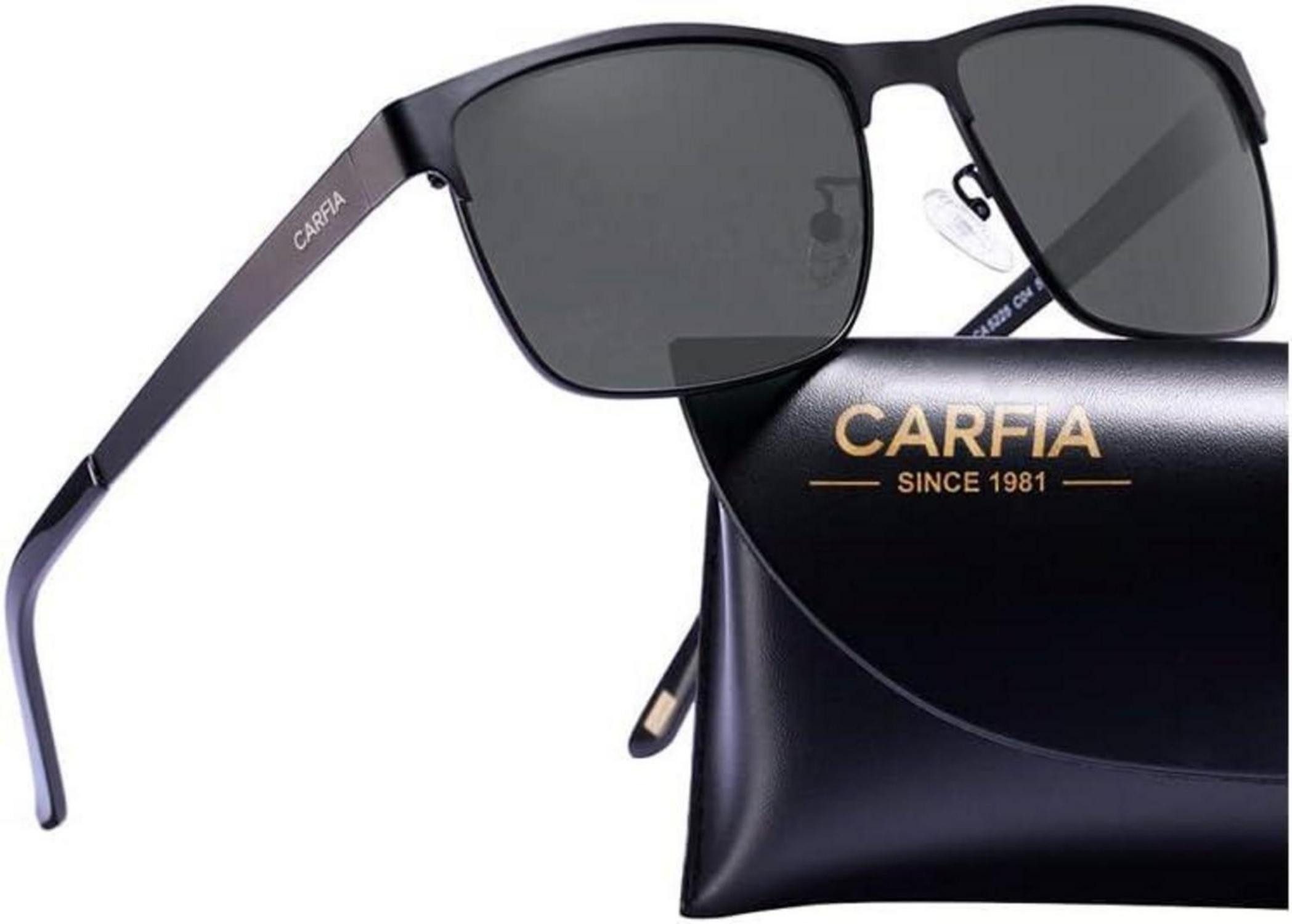 Sonnenbrille Polarisierte Herren Sonnenbrille Metallrahmen UV 400 Sportbrille