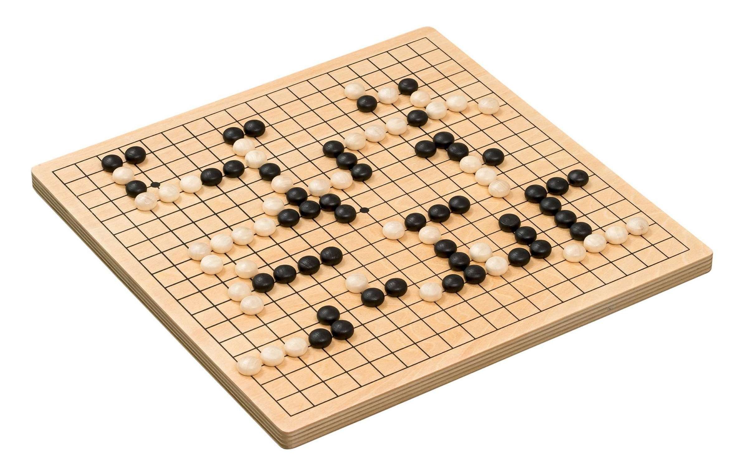 Philos Spiel Strategiespiel Go & Go Bang mit Holzspielbrett