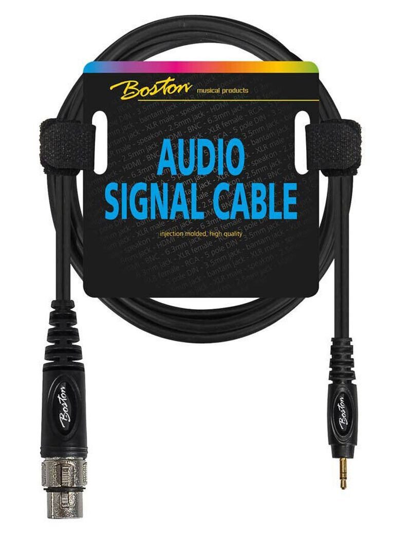 Boston XLR female auf 3.5mm Stereoklinke AC-296 Audio-Kabel, (30 cm)