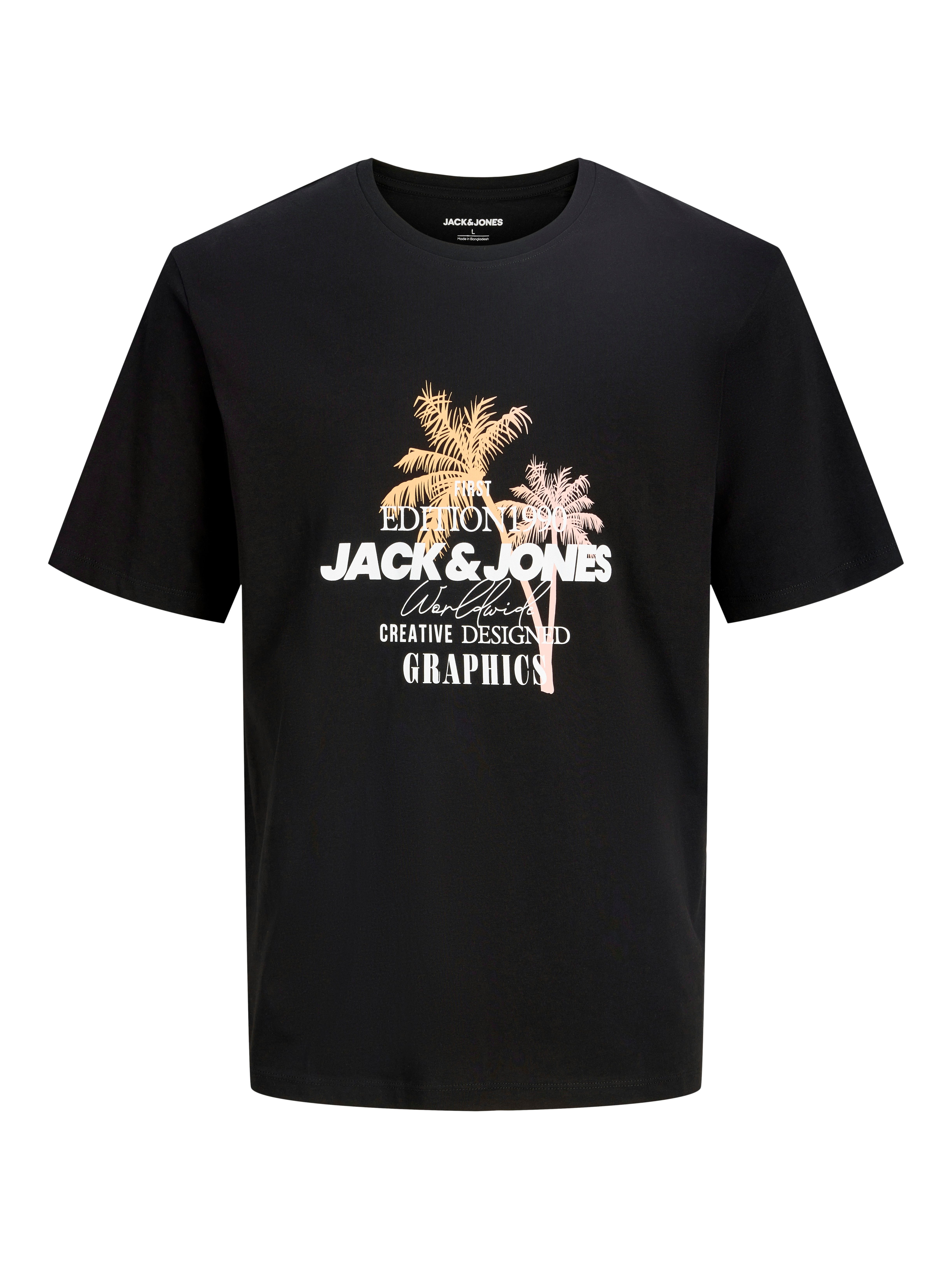 Rundhalsshirt JJGRADIENT PRINT TEE SS CREW NECK PLS