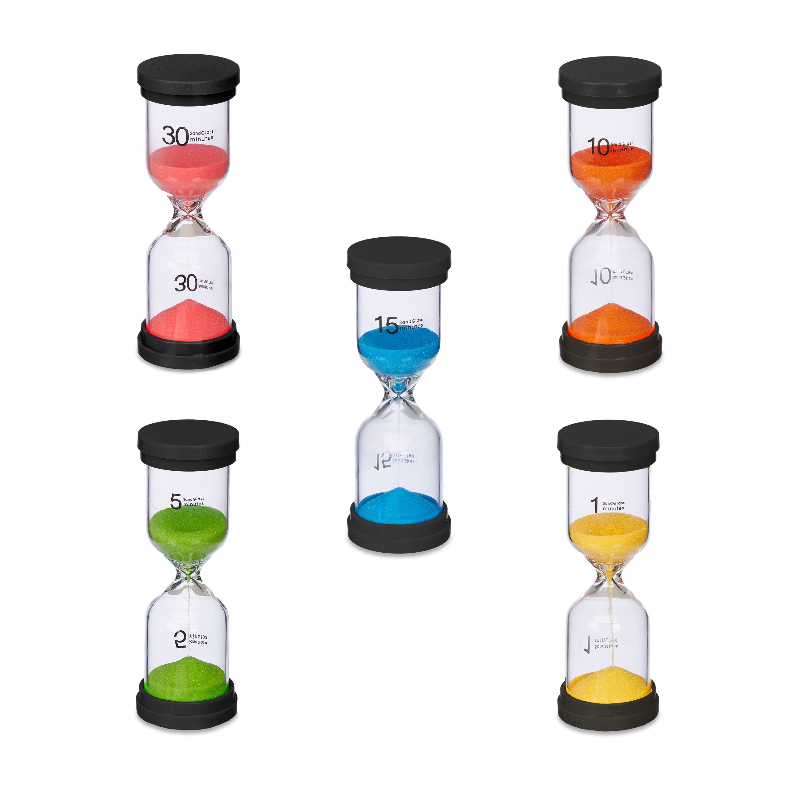 Sanduhr Sanduhren 5er Set