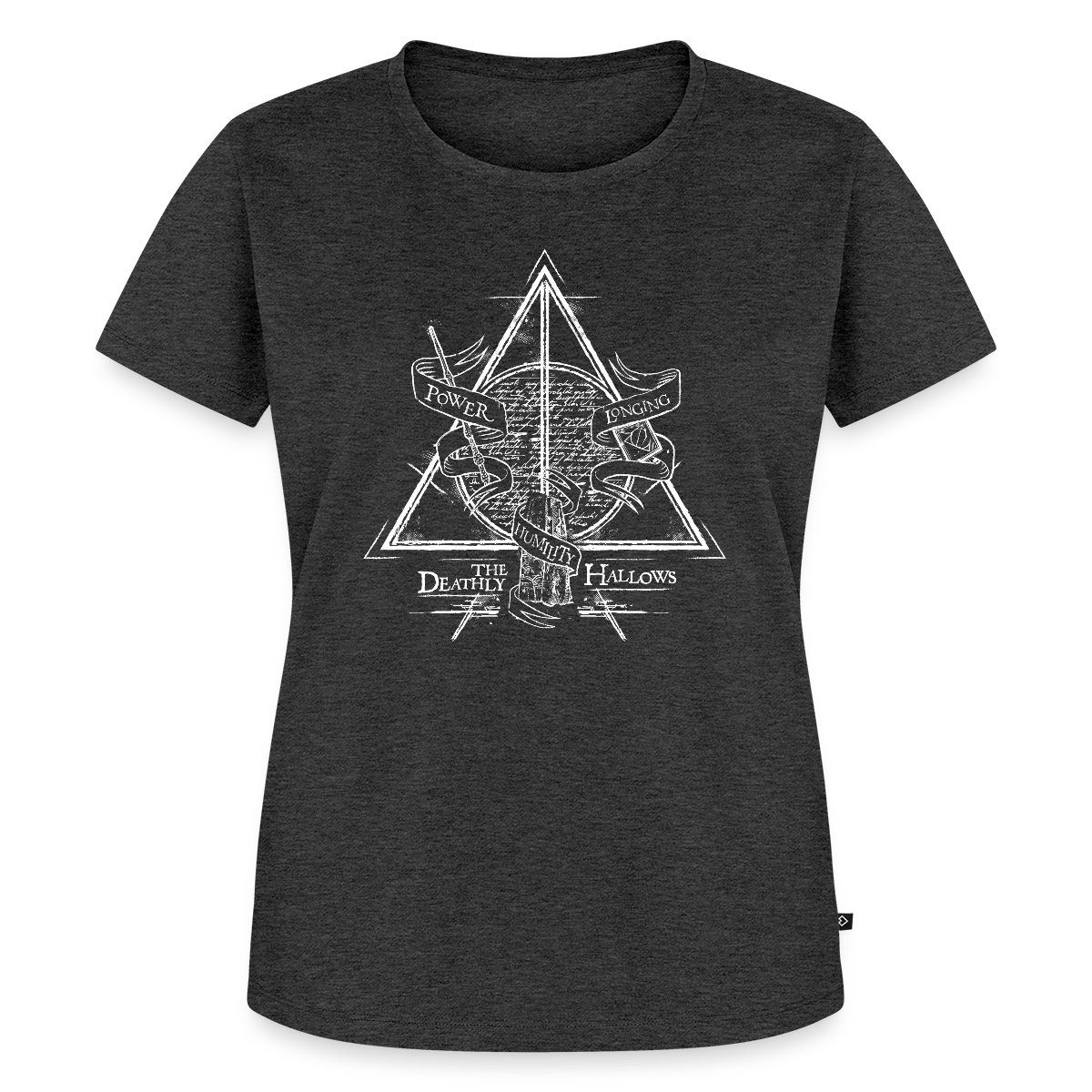 T-Shirt Harry Potter The Deathly Hallows Frauen Premium T-Shirt
