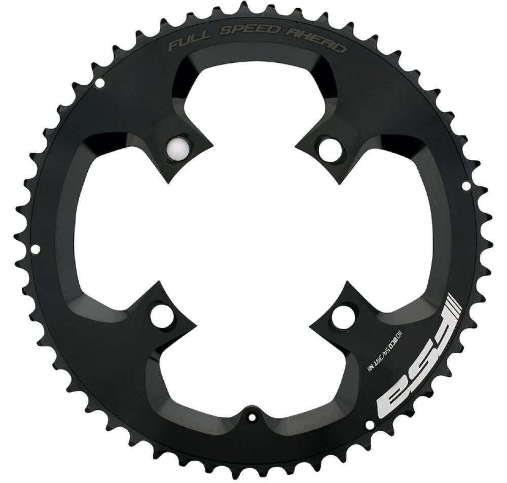 Kettenschaltung FSA Kettenblatt Road Powerbox Aero Pro 110 mm x 55 Zähne Schwarz - Max