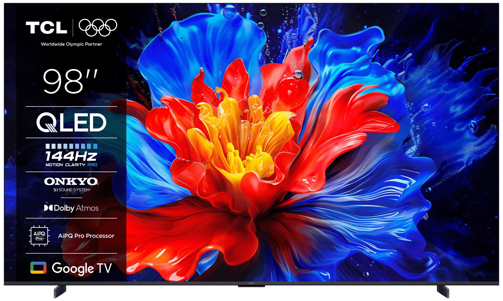 TCL 98QLED810KX1 QLED-Fernseher (98 Zoll, 4K Ultra HD)