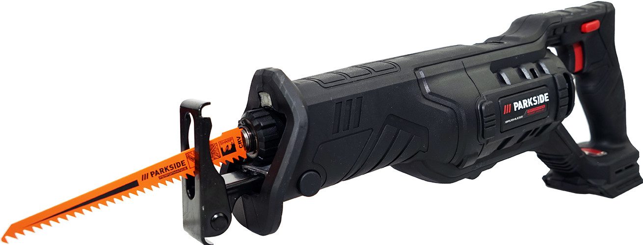 PARKSIDE PERFORMANCE® Akku-Säbelsäge 20V Akku Säbelsäge 28mm Hub PSSAP 2028 (ohne Akku), Inkl. Tragekoffer