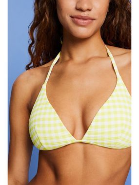 Esprit Triangel-Bikini-Top Wattiertes Neckholder-Bikinitop