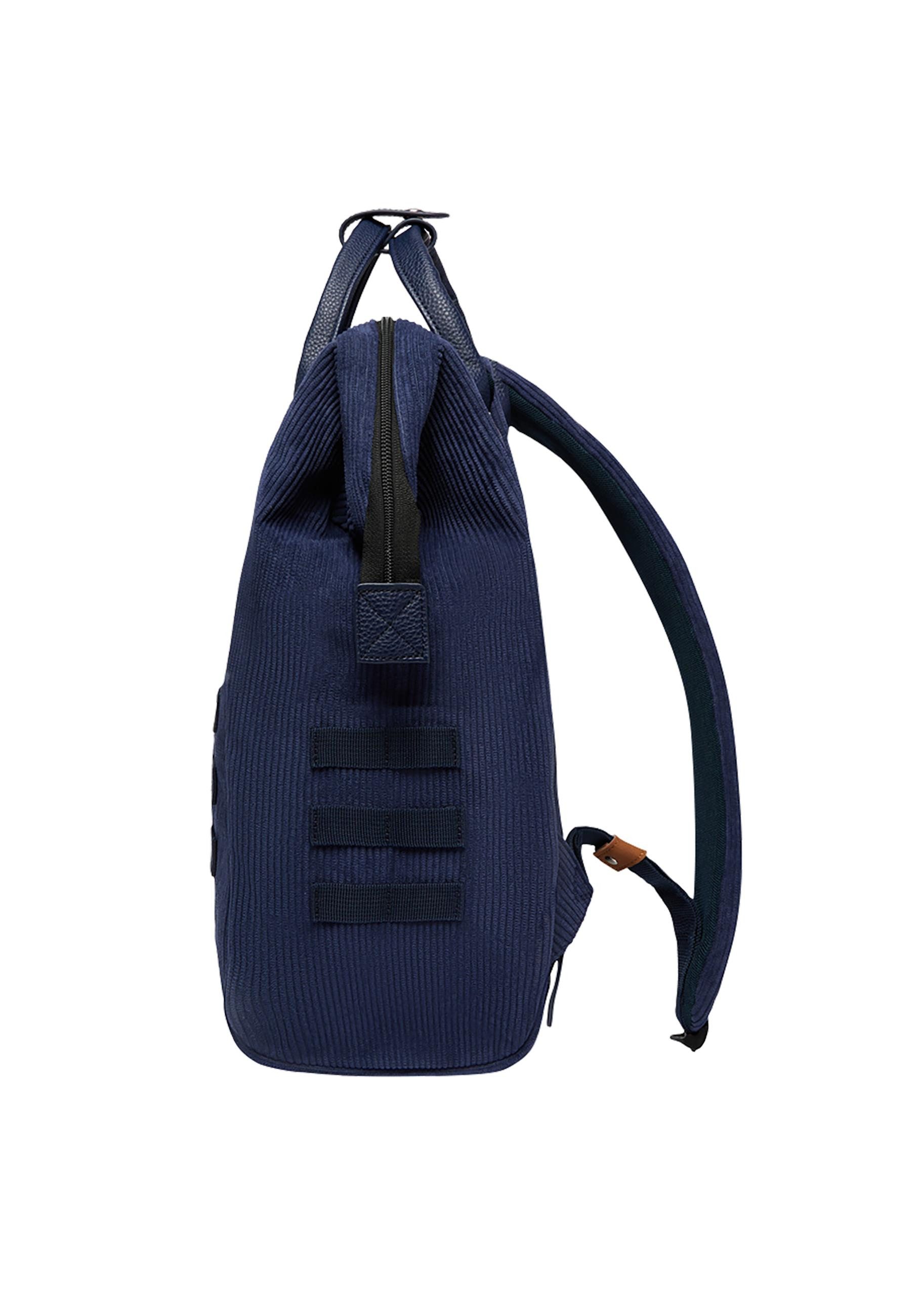 CABAIA Tagesrucksack Adventurer M Cord Recycled (3-tlg), Cord-Rucksack mit austauschbaren Vordertaschen