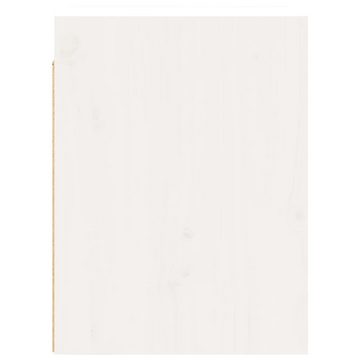 furnicato Wandregal Wandschrank Weiß 30x30x40 cm Massivholz Kiefer