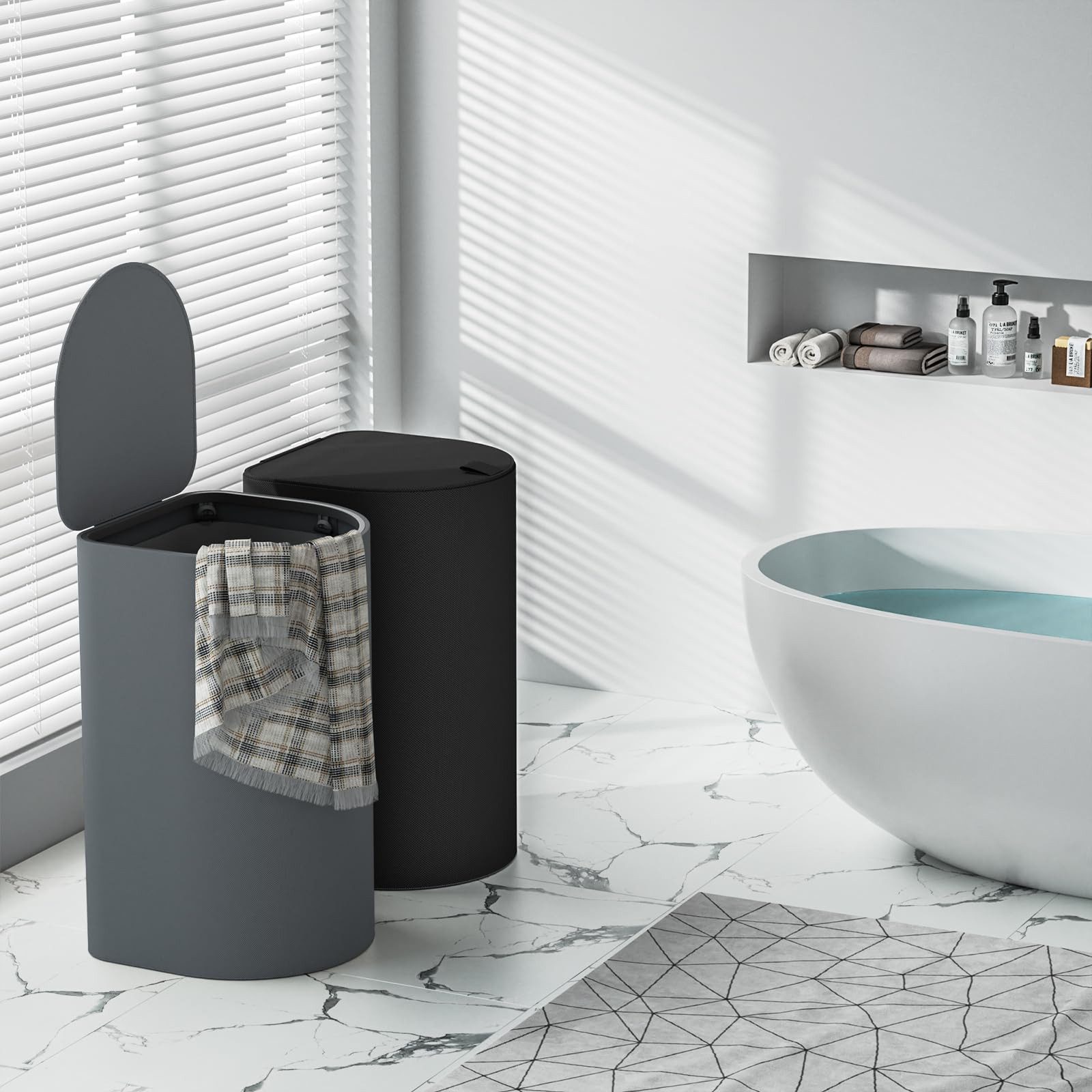 Rainsworth Wäschekorb 140L Wäschesammler - 4 Herausnehmbaren Wäschesäcke günstig online kaufen