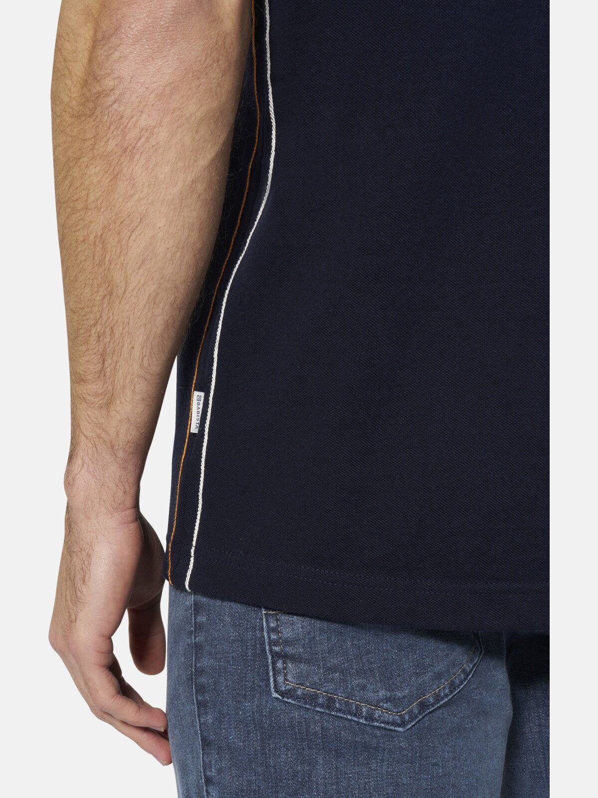 Babista Poloshirt DANNICO, seitlich Kontraststreifen