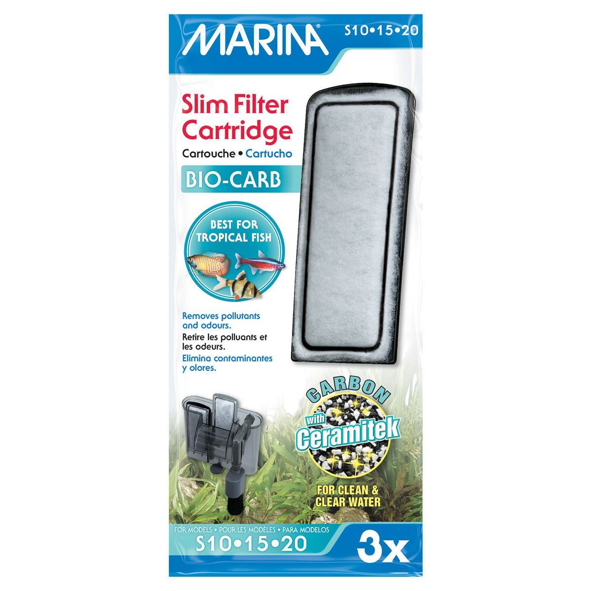 Aquariumfilter Power Filter Kohlepatrone