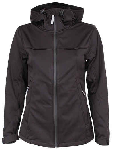 Promodoro Softshelljacke Hoody Softshell Jacke mit Kapuze, winddicht