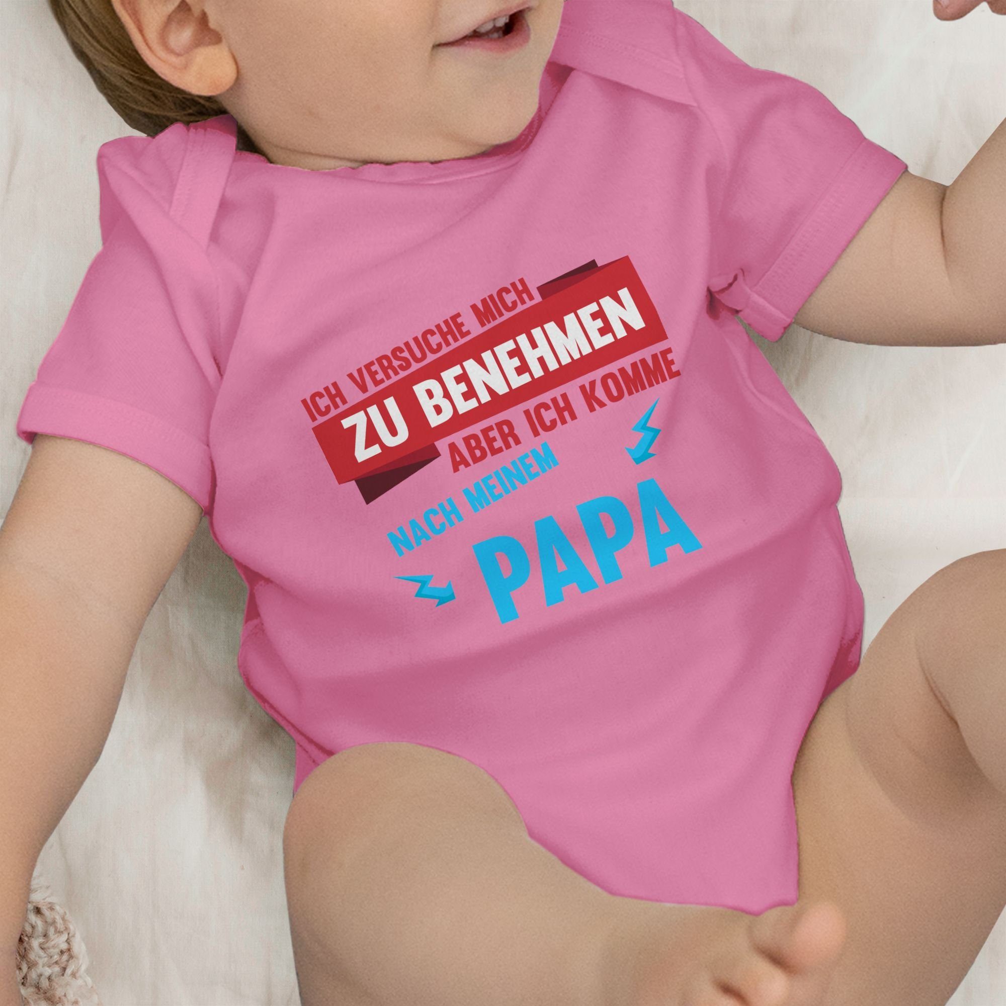 benehmen 2 zu Baby Sprüche Pink nach Blitze Ich Shirtracer ich mich Papa Shirtbody aber meinem versuche komme