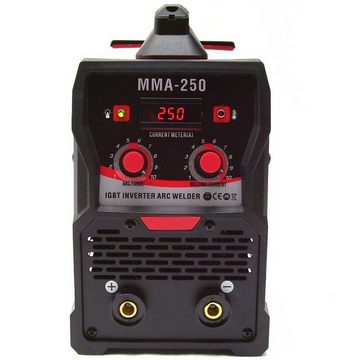 Apex Inverterschweißgerät Inverter Schweißgerät MMA 250A Elektrodengerät E-Hand 13962 Elektrodeninverter