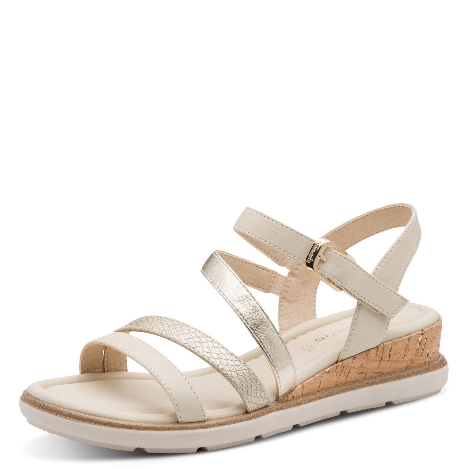 Tamaris Keilsandalette Sommerschuh, Riemchensandale in veganer Verarbeitung