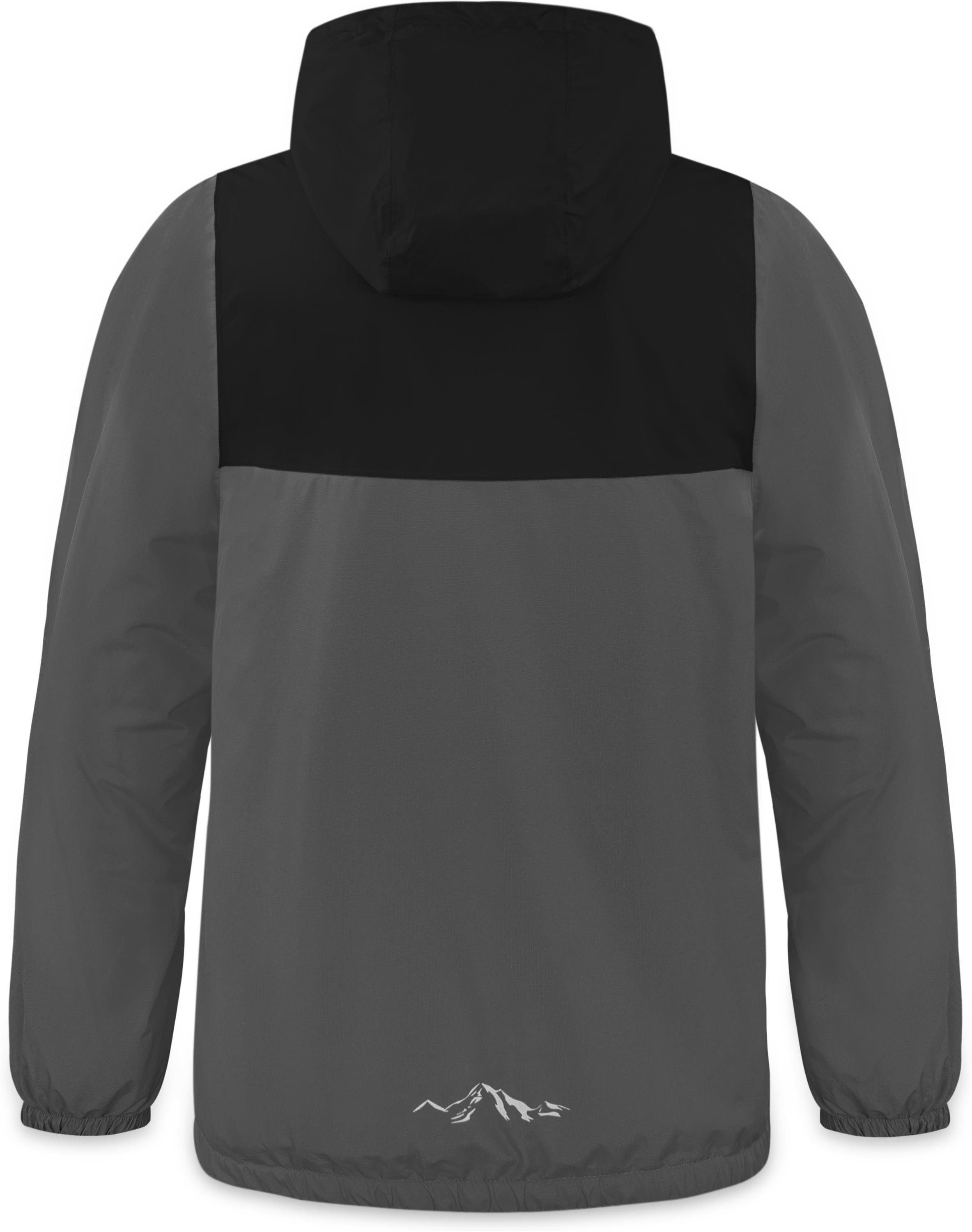 normani Windbreaker Kinder Windbreaker Mayo Unisex Winterjacke Regenjacke wasserdichter Anorak mit Reflektoren