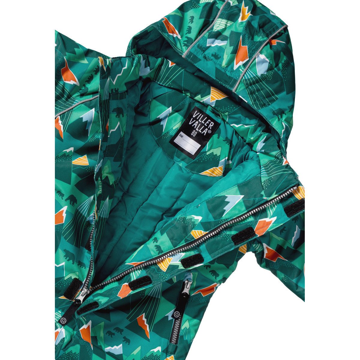 Villervalla Schneeoverall Mountain Unisex Kinder Skianzug, Winteranzug, Winteroverall, Winteranzug, Skioverall