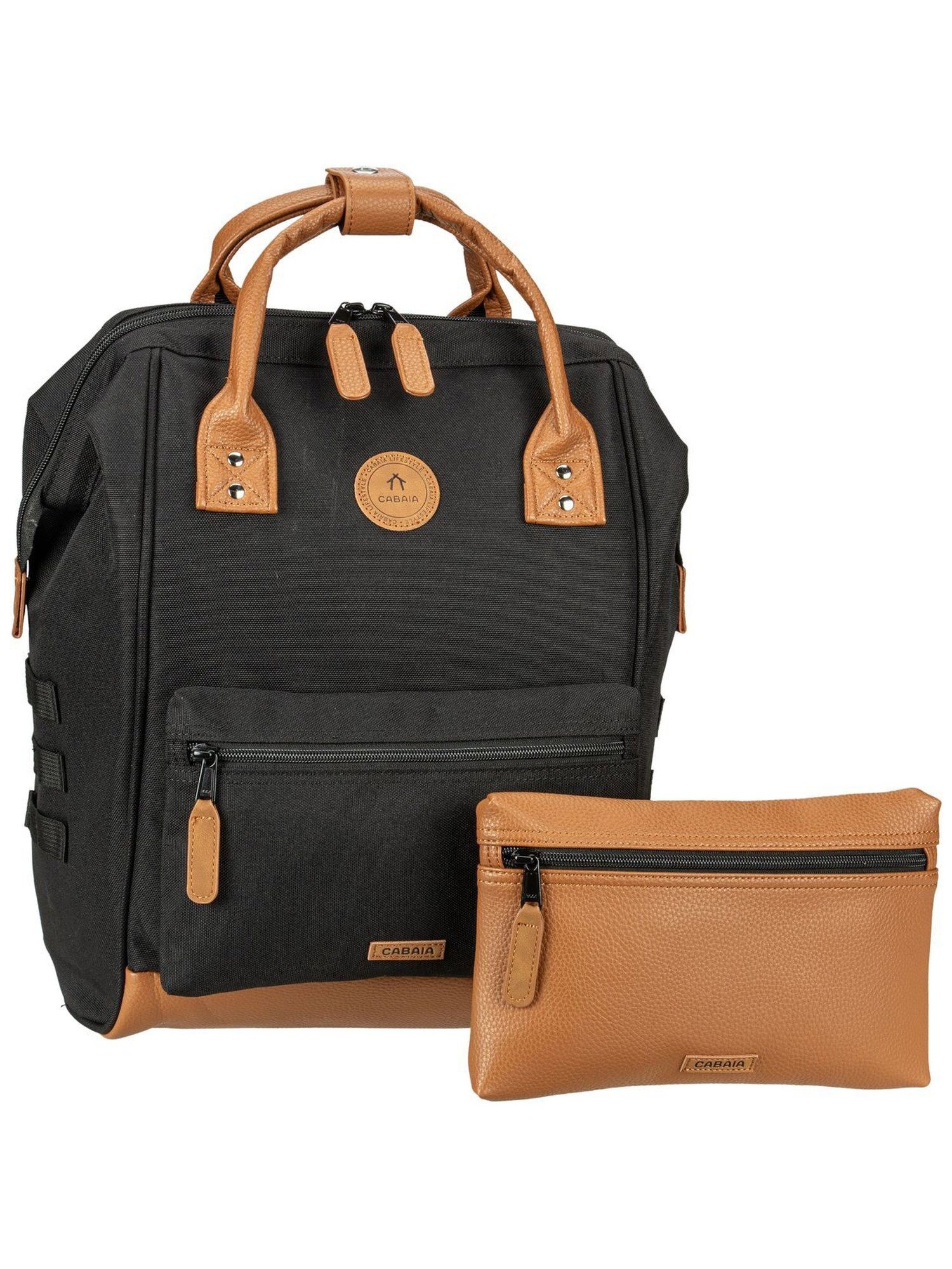 CABAIA Rucksack Essentials Backpack (Set, 3-tlg)
