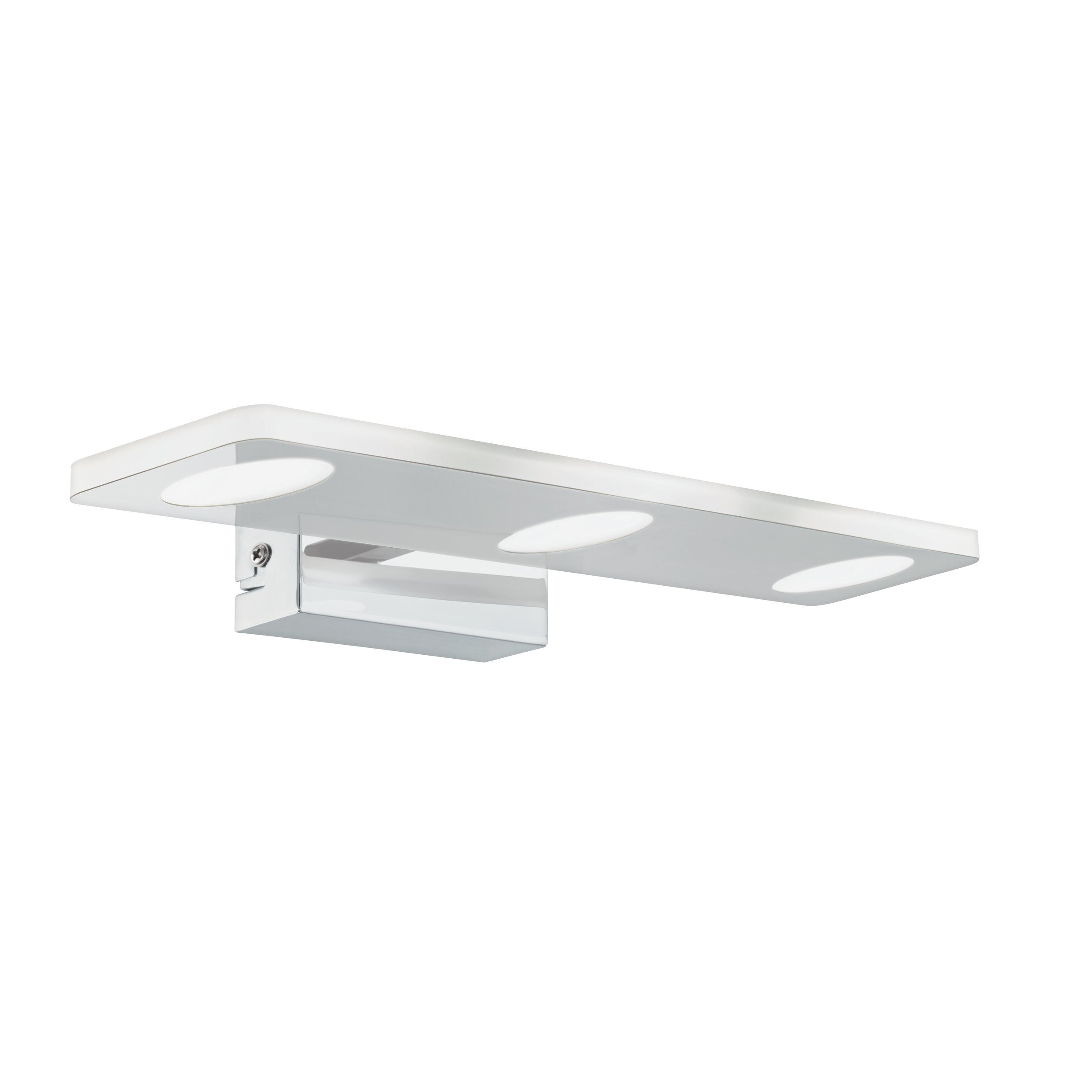 EGLO LED Wandleuchte Cabus, Leuchtmittel inklusive, LED-Wandleuchte IP44 45cm 1350lm Silber I Cabus