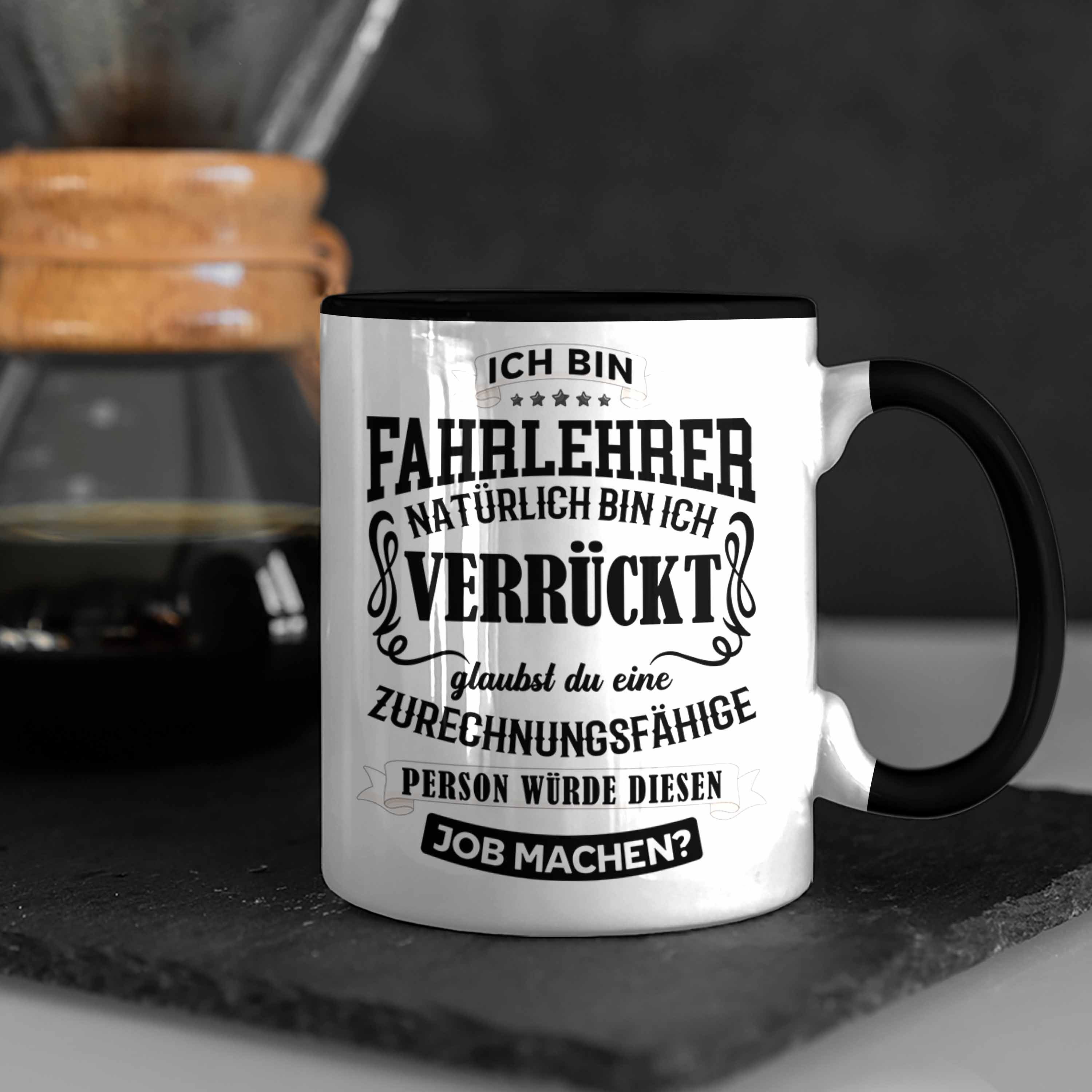 - Geschenk Kaffeetasse Tasse Fahrlehrer Trendation Schwarz Bester Danke Lustig Trendation Tasse