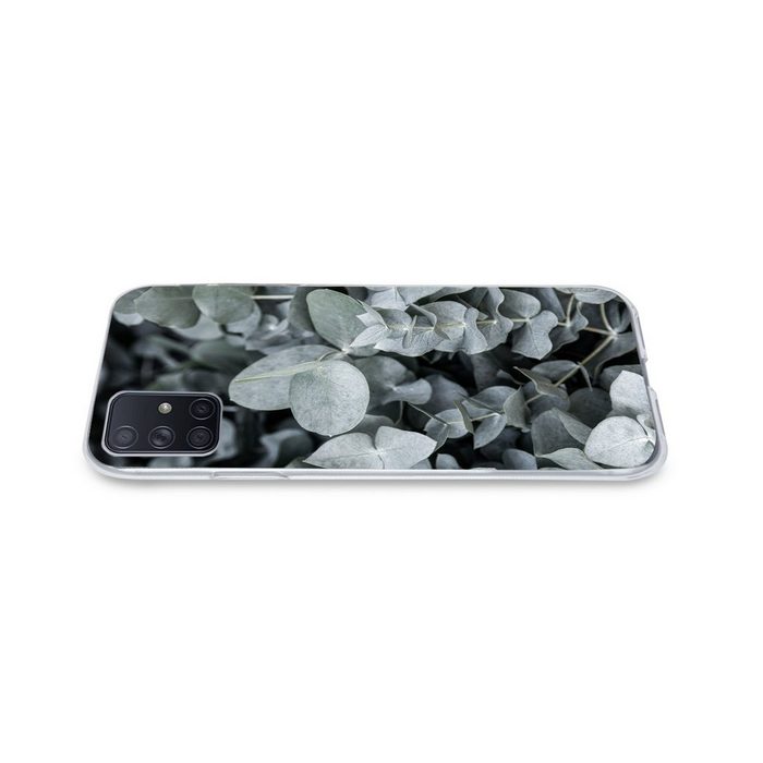 MuchoWow Handyhülle Natur - Pflanzen - Eukalyptus - Blätter Phone Case Handyhülle Samsung Galaxy A71 Silikon Schutzhülle CB11598