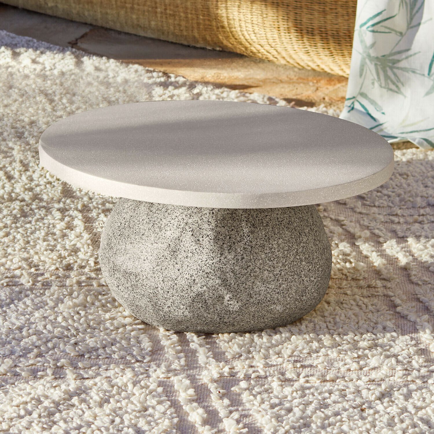 Mirabeau Gartentisch Couchtisch Orivana grau/beige
