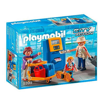 Playmobil® Spielbausteine 5399 Familie am Check-in Automat