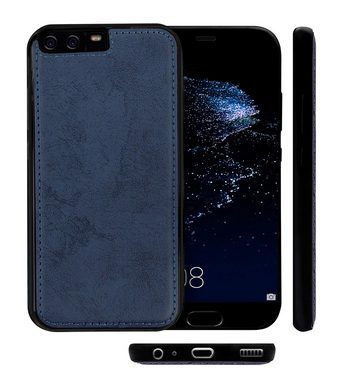 MyGadget Handyhülle Flip Case Klapphülle für Huawei P10, Magnetische Hülle aus Kunstleder Klapphülle Kartenfach Schutzhülle