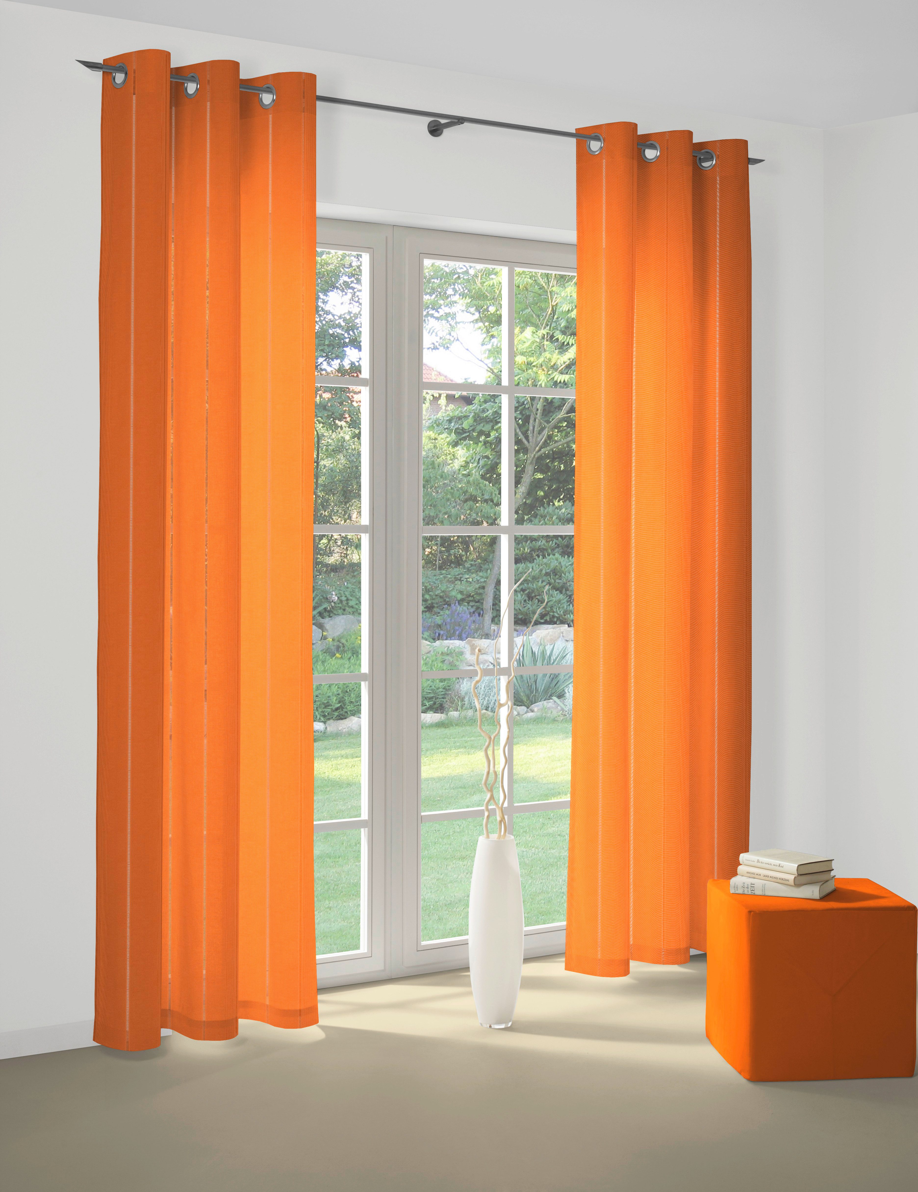 Wirth Vorhang Felsted (1 St), Ösen, blickdicht, Jacquard