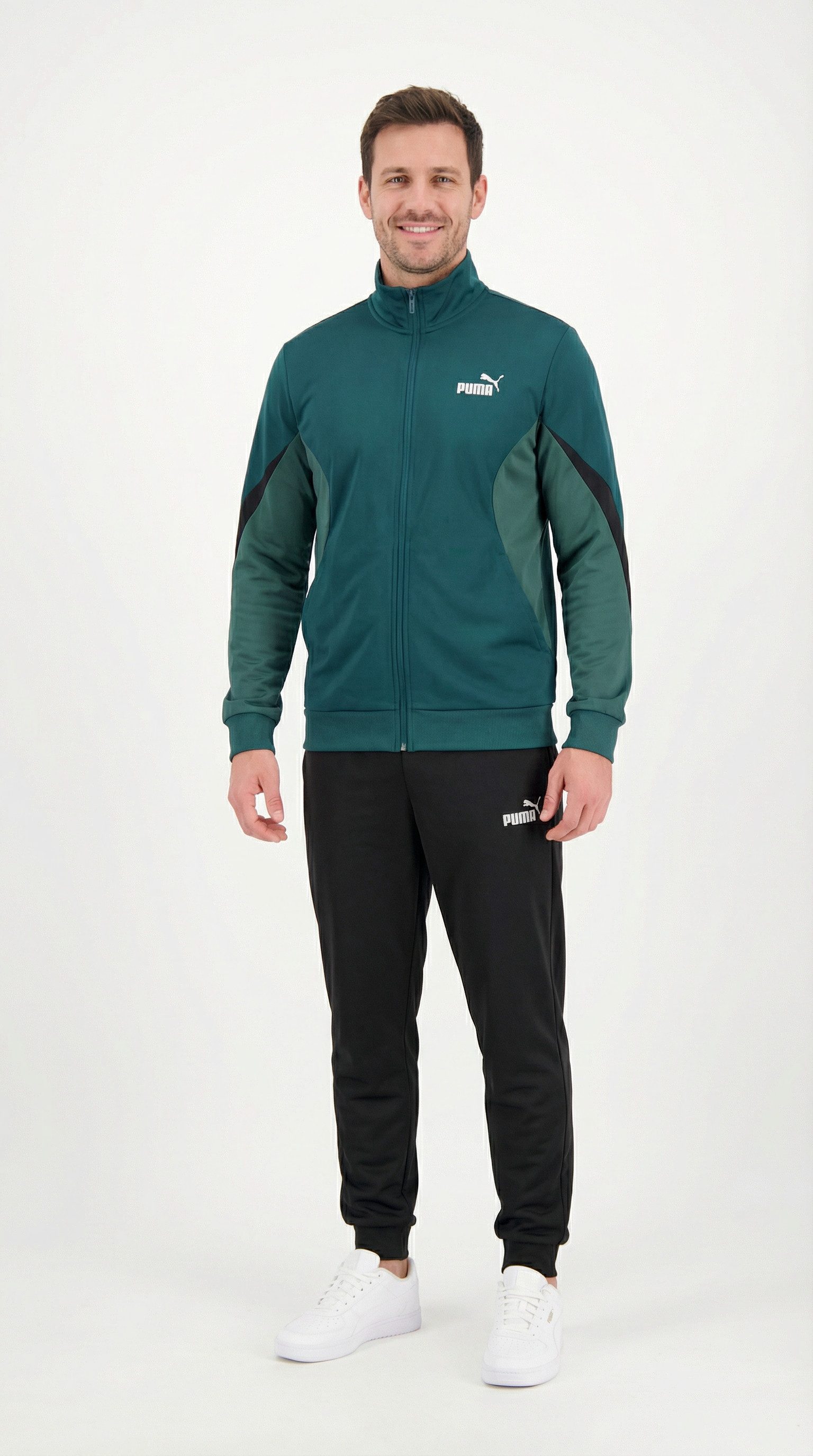 PUMA Trainingsanzug ESS BLOCK POLY SUIT (2-tlg), für entspannte Tage, für vielseitige Aktivitäten – Bild 4 von 5