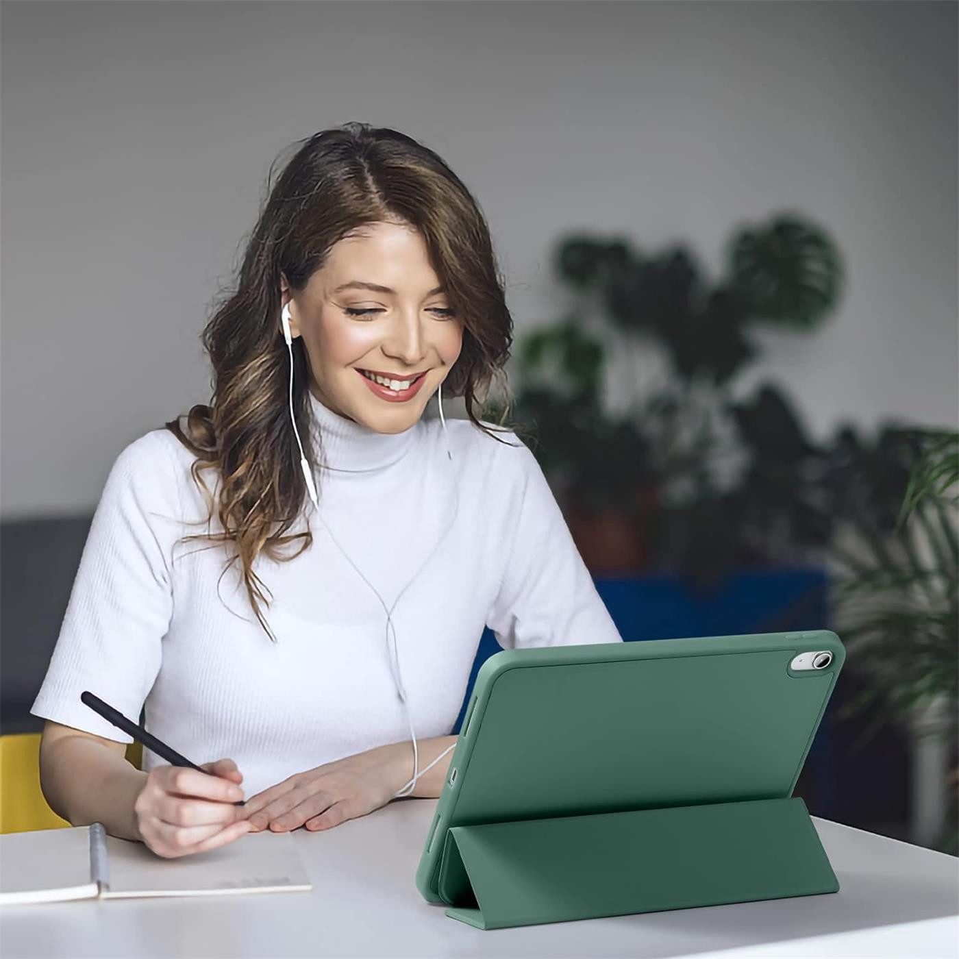 CoolGadget Tablet-Hülle Smart Cover für Apple iPad 10.2 2019, Schutz Tasche aufstellbar mit Stift Halter für iPad 10.2 2019