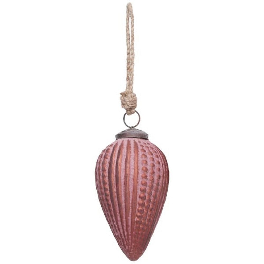 EXNER Dekoobjekt Exner Ornament Vitreous, burgunder, Glas,11x7x7 cm, 258269