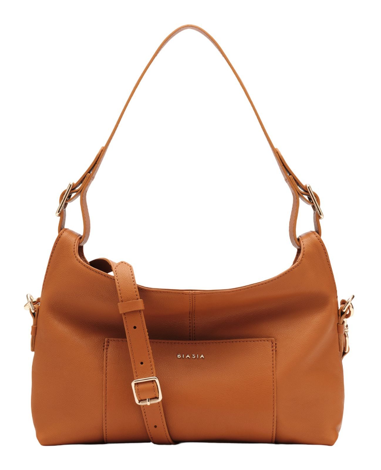 BIASIA Schultertasche Hobo Bag, aus echtem Leder