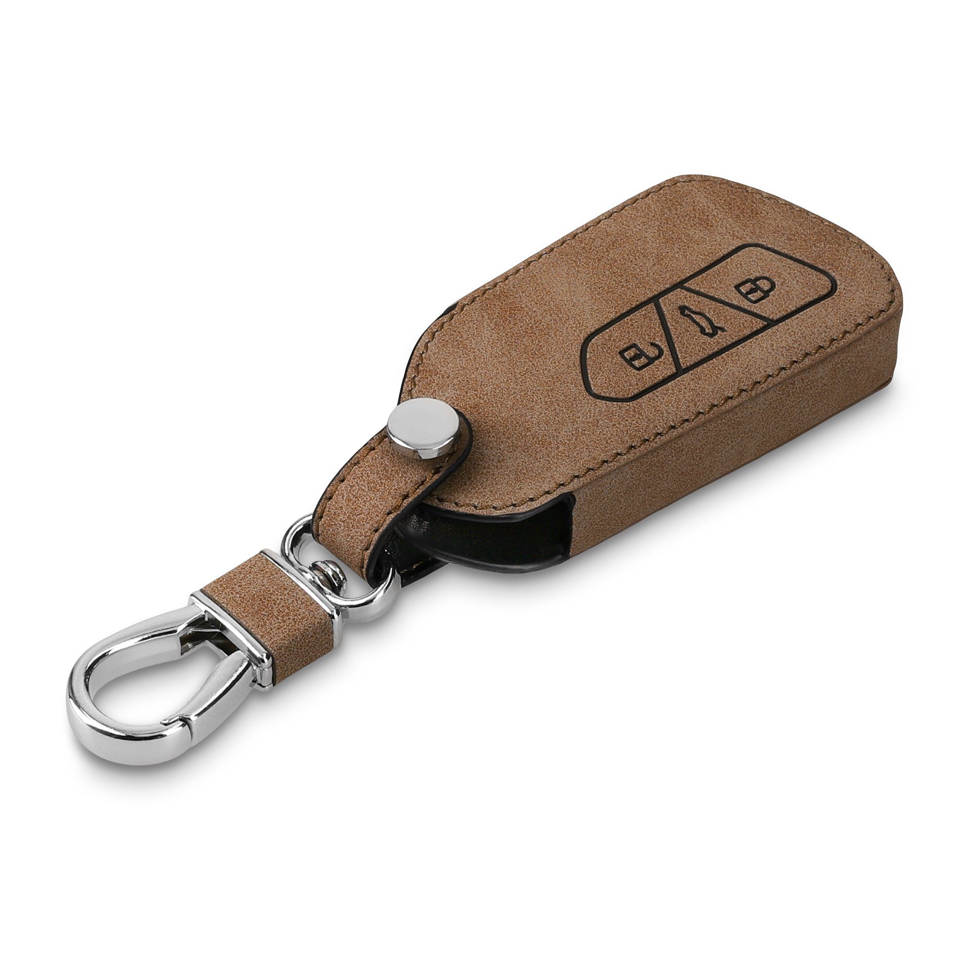 Schutzhülle für Case Schlüssel Kunstleder VW kwmobile 8, Golf Autoschlüssel Cover Hülle Schlüsselhülle - Schlüsseltasche