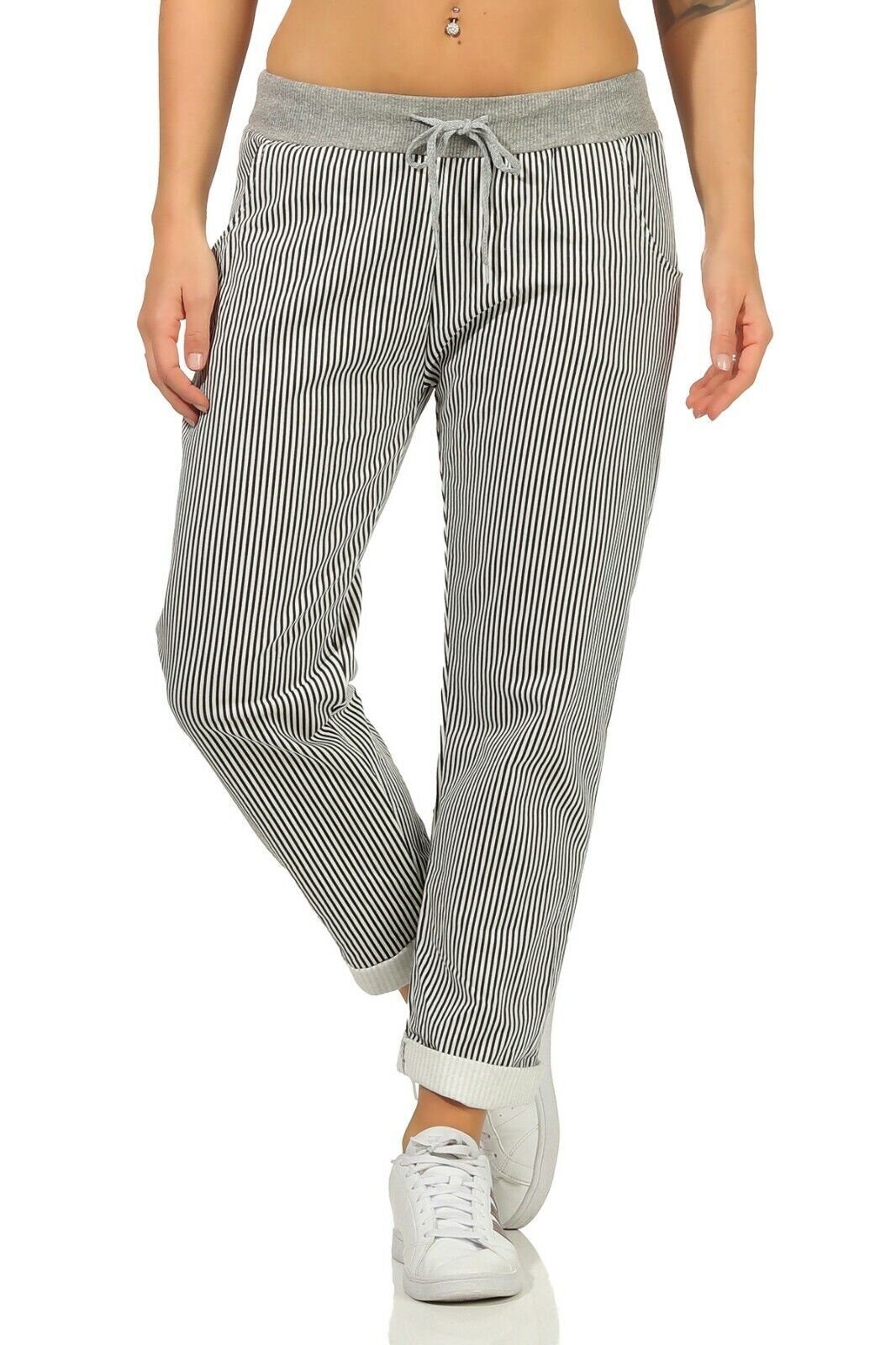 Aurela Damenmode Jogginghose Schlupfhose leichte Jogpants günstig online kaufen