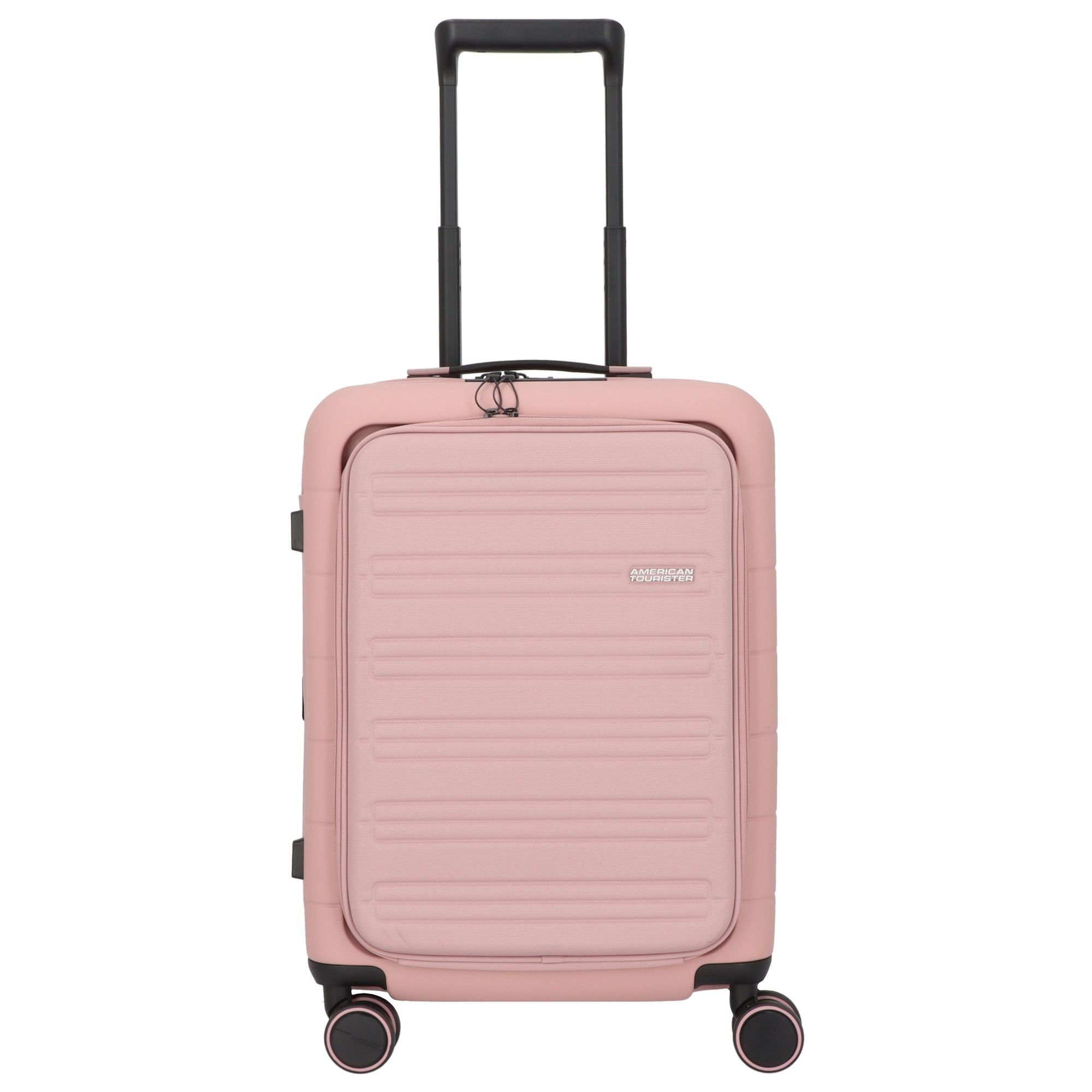 Handgepäck-Trolley 4 Polycarbonat vintage American pink Novastream, Tourister® Rollen,
