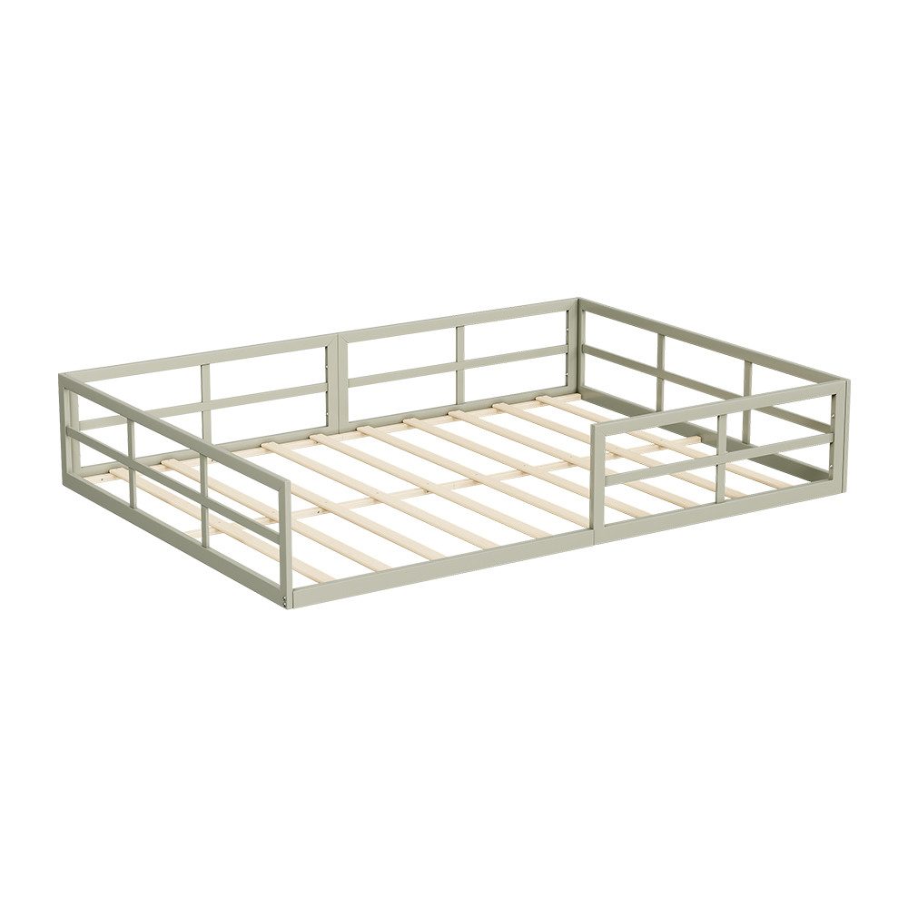 VitaliSpa® Kinderbett Minno, Greige, 205 x 145 cm ohne Matratze (1-tlg)
