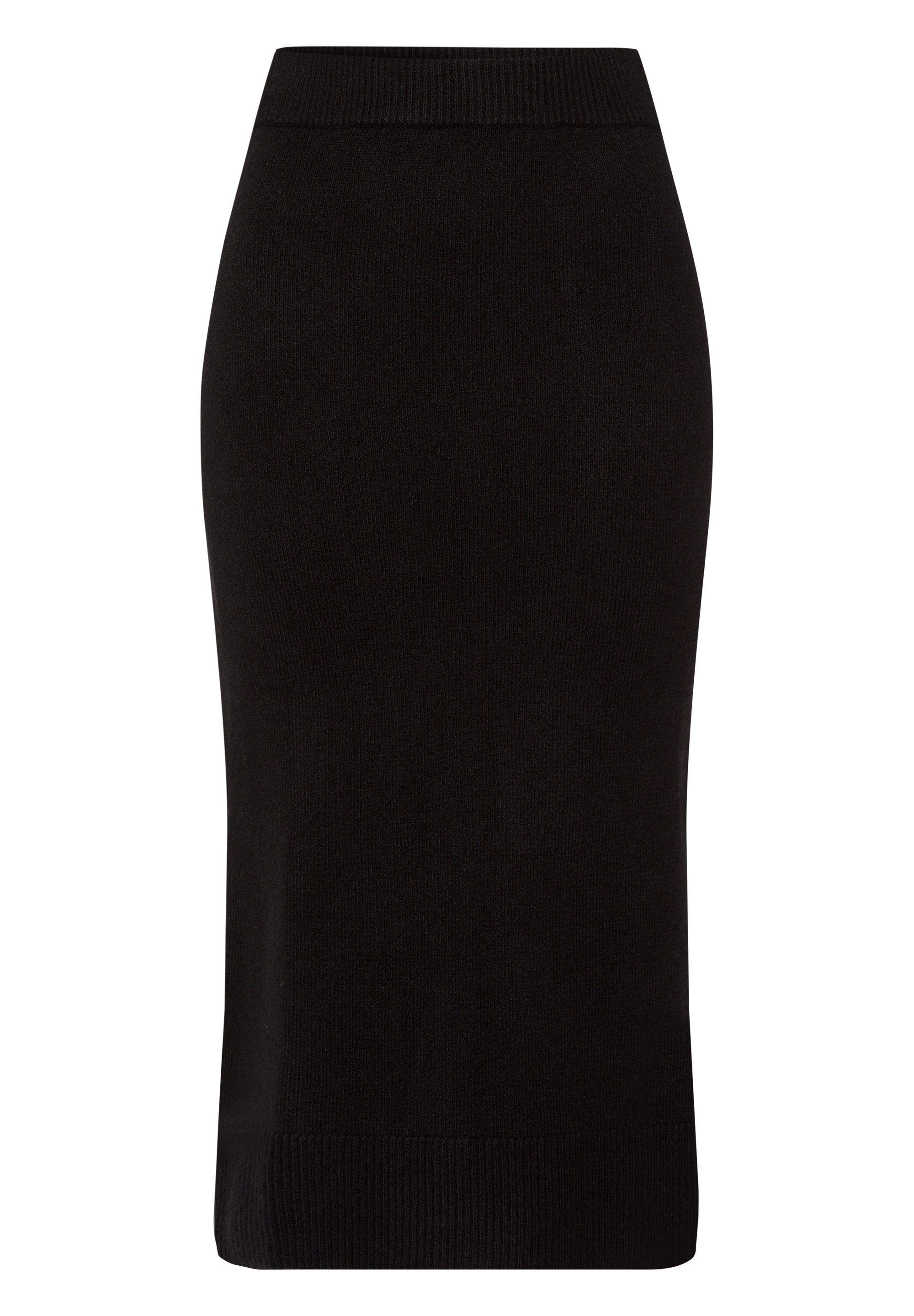 Les Lunes Sommerrock ALMAA elastischer Bund, fein gerippter Saum, eleganter günstig online kaufen