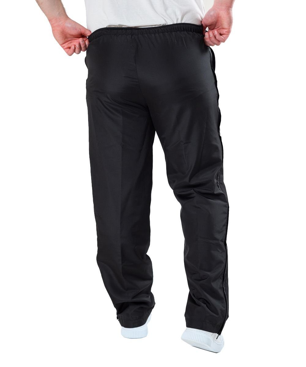 Authentic Klein Sporthose Herren Reha-Hose mit durchgehendem Reißverschluss aus Microfaser