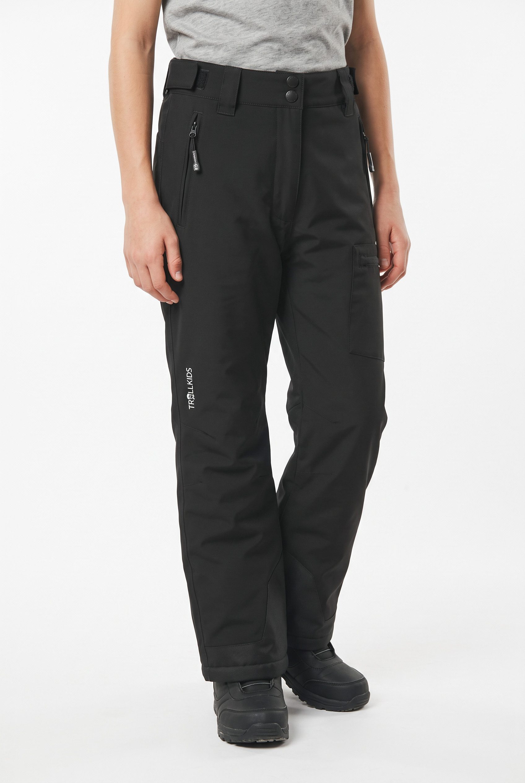 TROLLKIDS Schneehose KIDS HALLINGDAL PANT für Kinder, sportlicher Stil, aus Polyester und Polyamid, wasserdicht