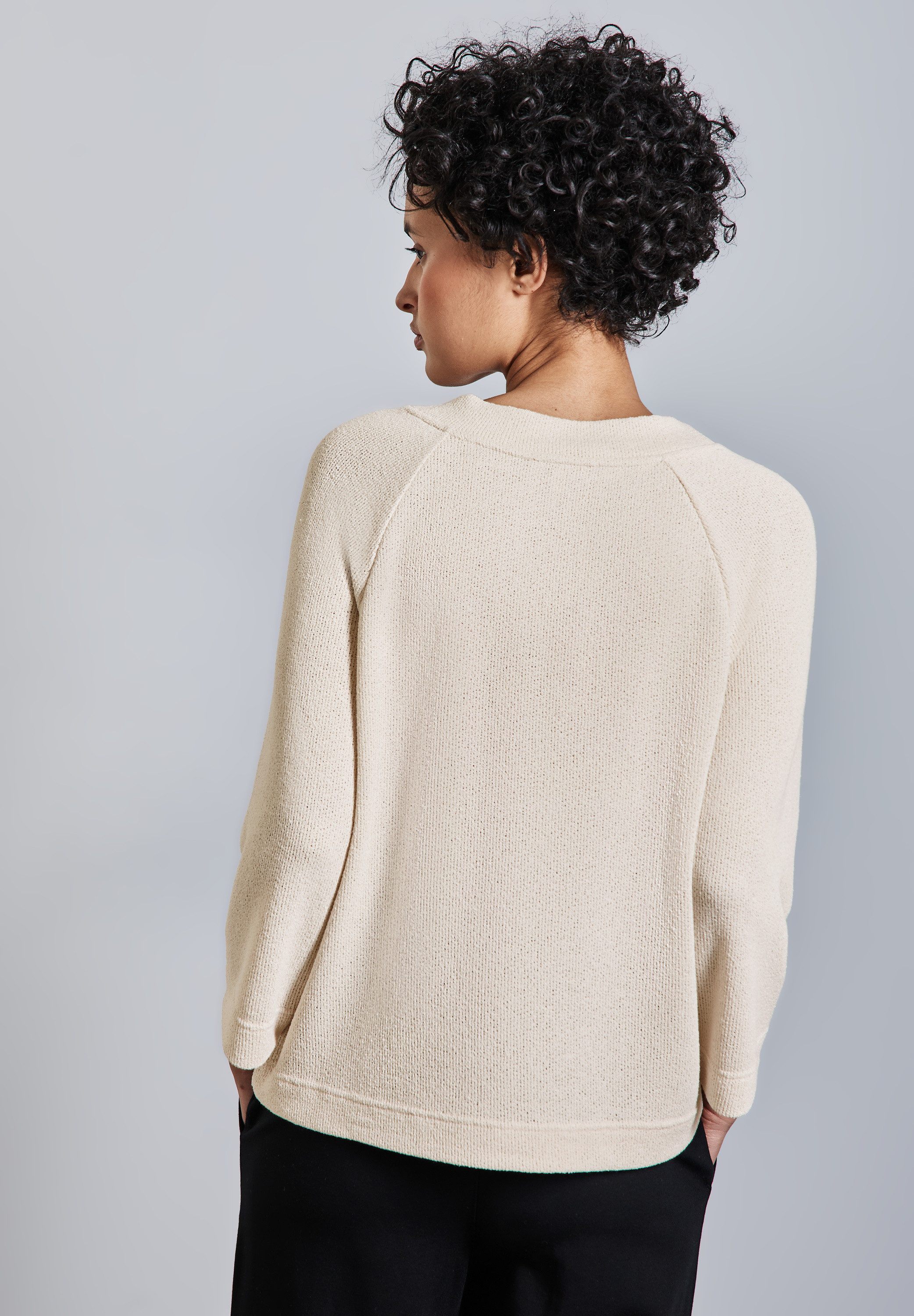 STREET ONE 3/4 Arm-Pullover mit U-Boot günstig online kaufen